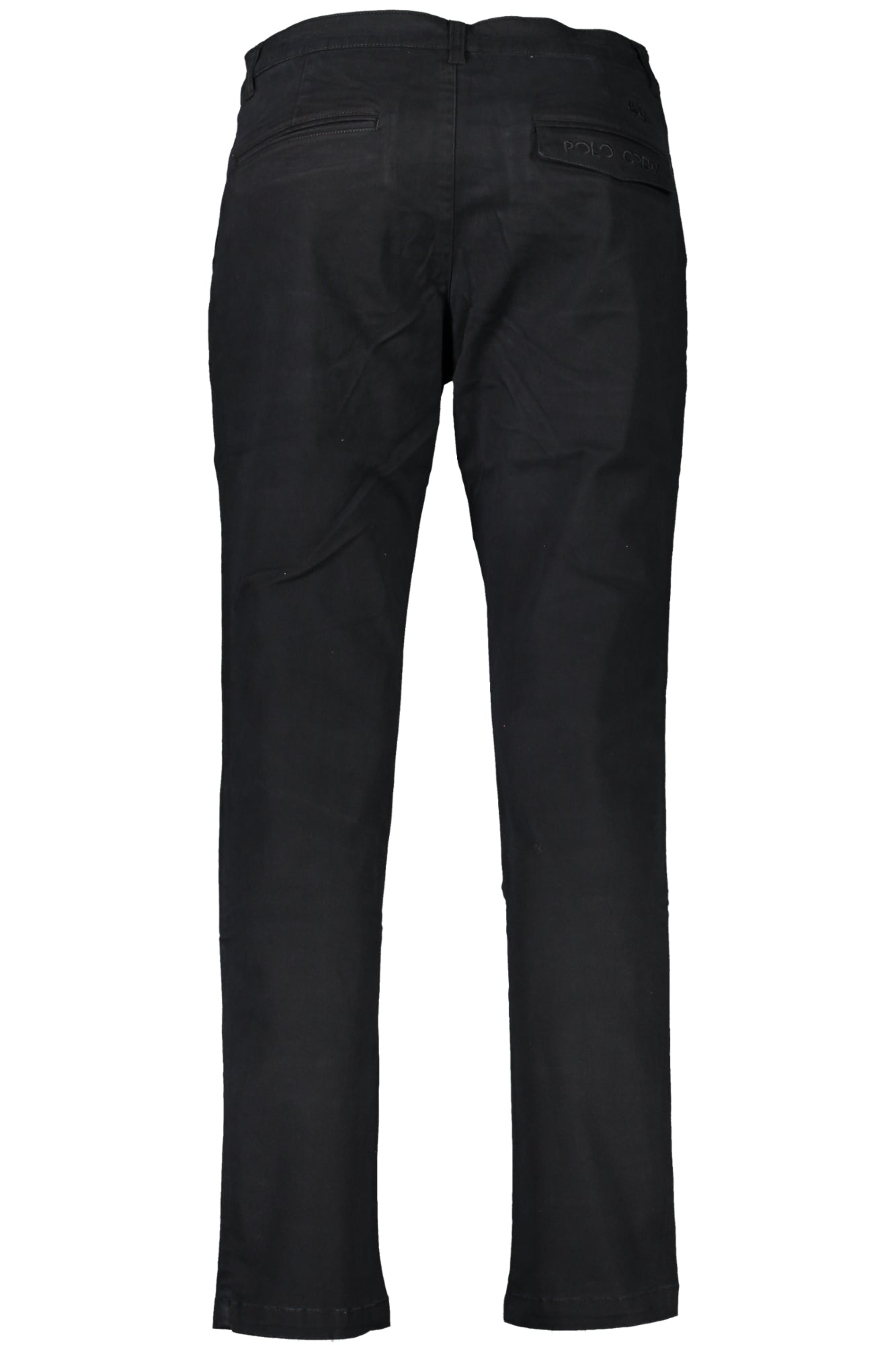 LA MARTINA BLACK MEN'S TROUSERS