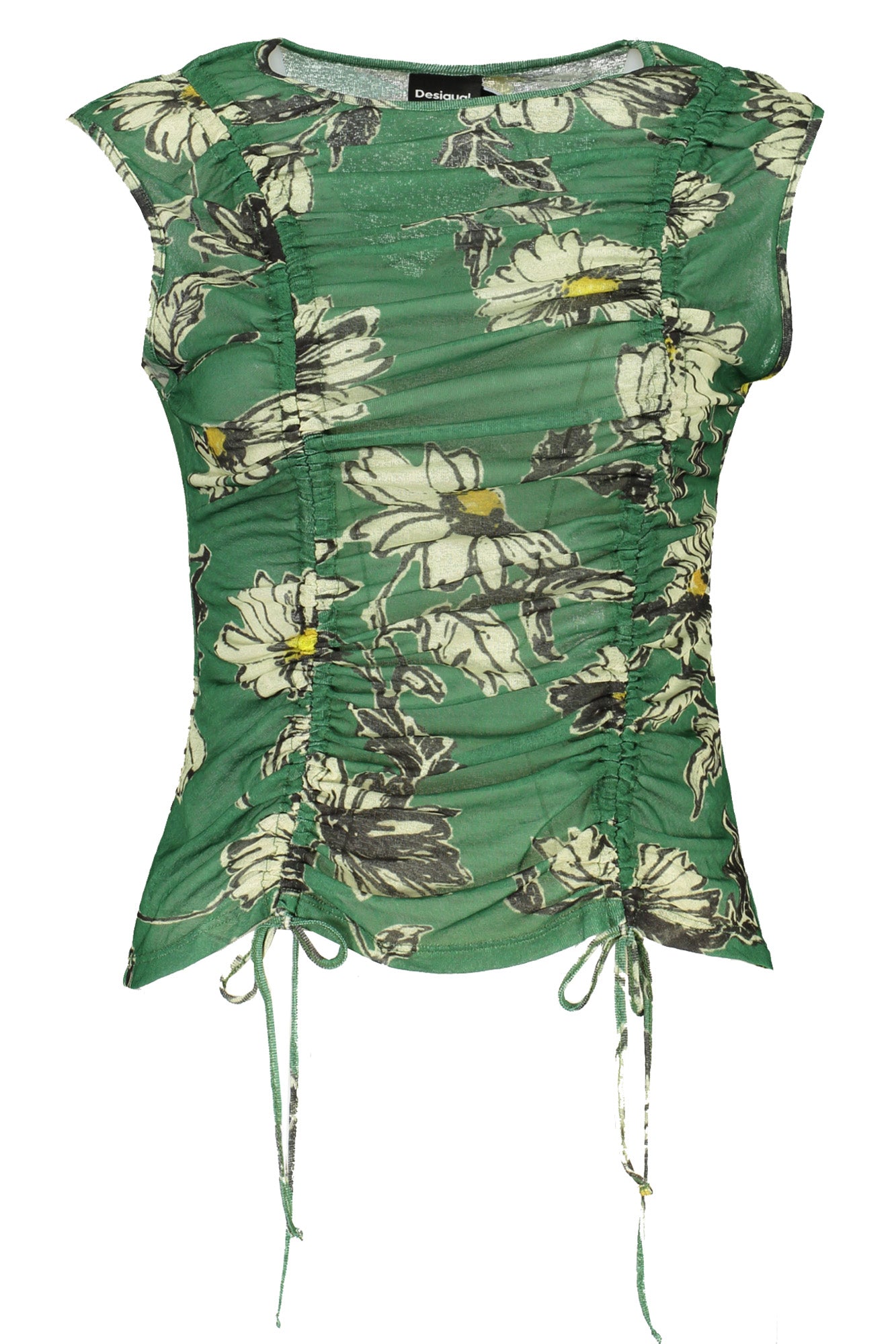DESIGUAL GREEN WOMEN'S TANK TOP