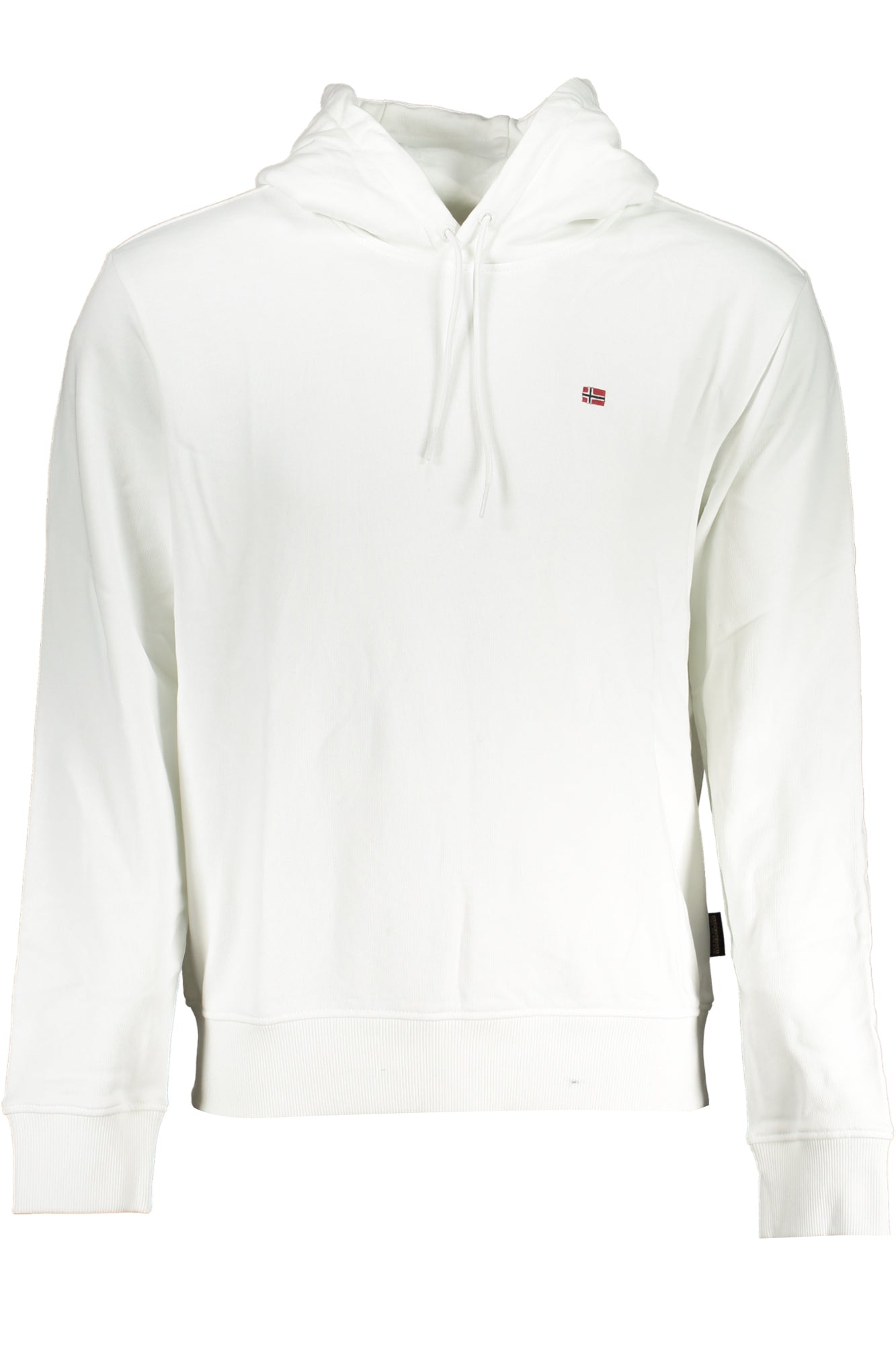 NAPAPIJRI MEN'S WHITE ZIP SWEATSHIRT