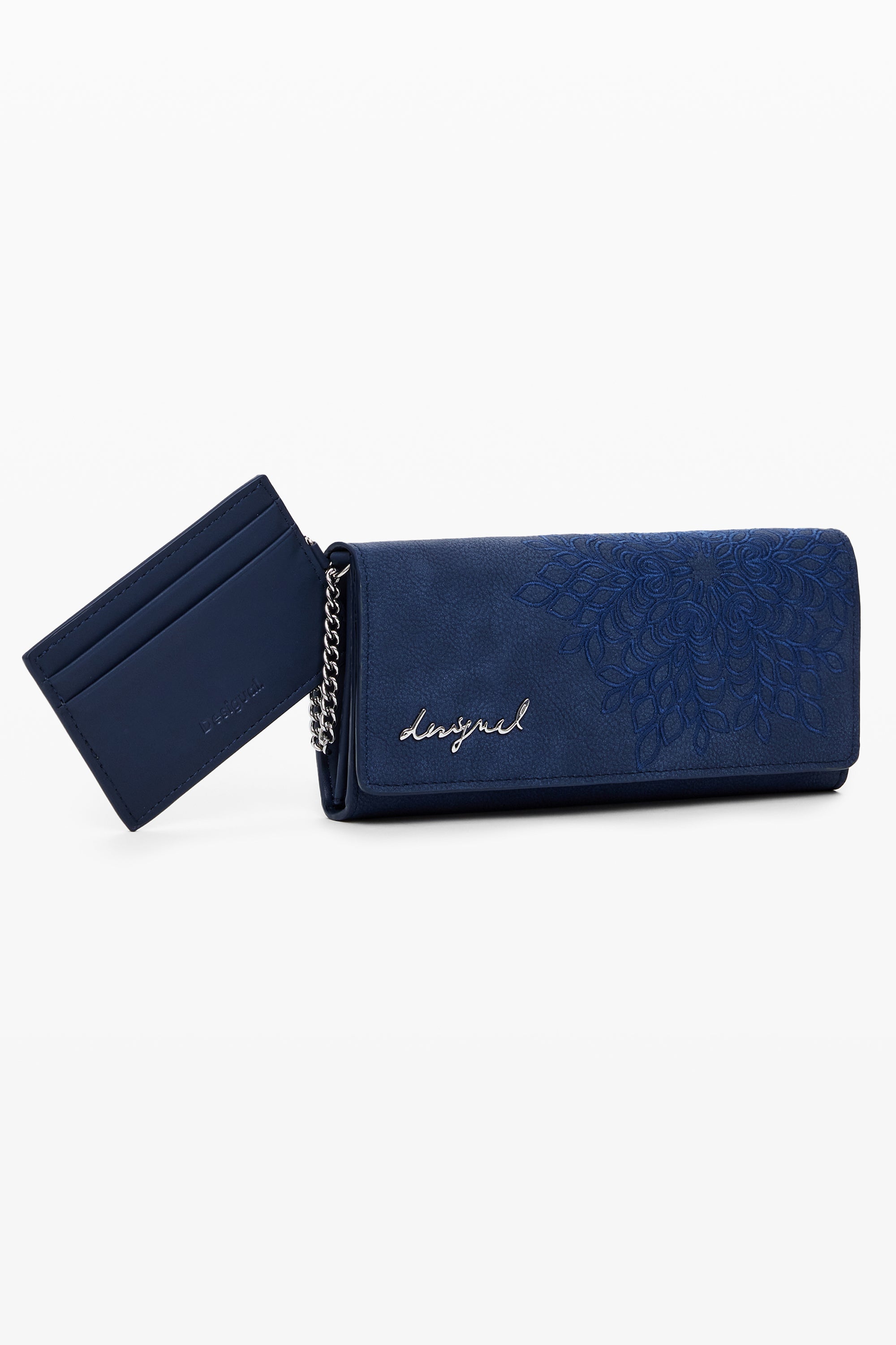 DESIGUAL WOMEN'S BLUE WALLET