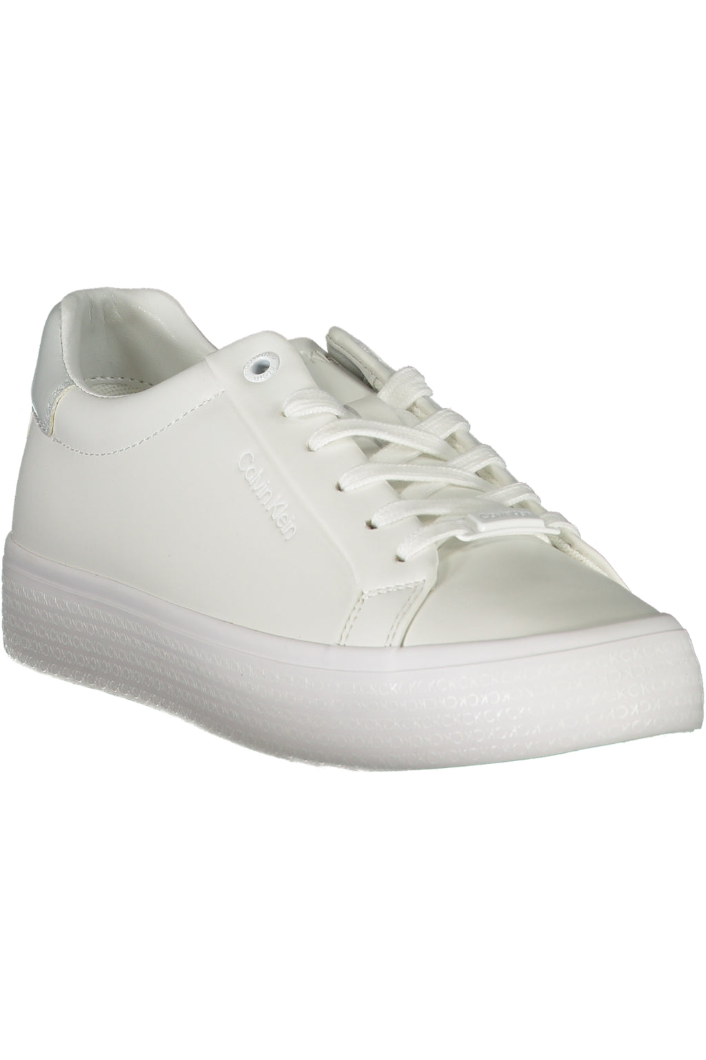 CALVIN KLEIN WHITE WOMEN'S SPORTS SHOES