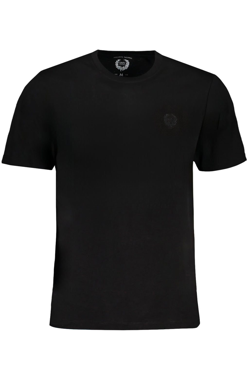 GIAN MARCO VENTURI MEN'S SHORT SLEEVED T-SHIRT BLACK