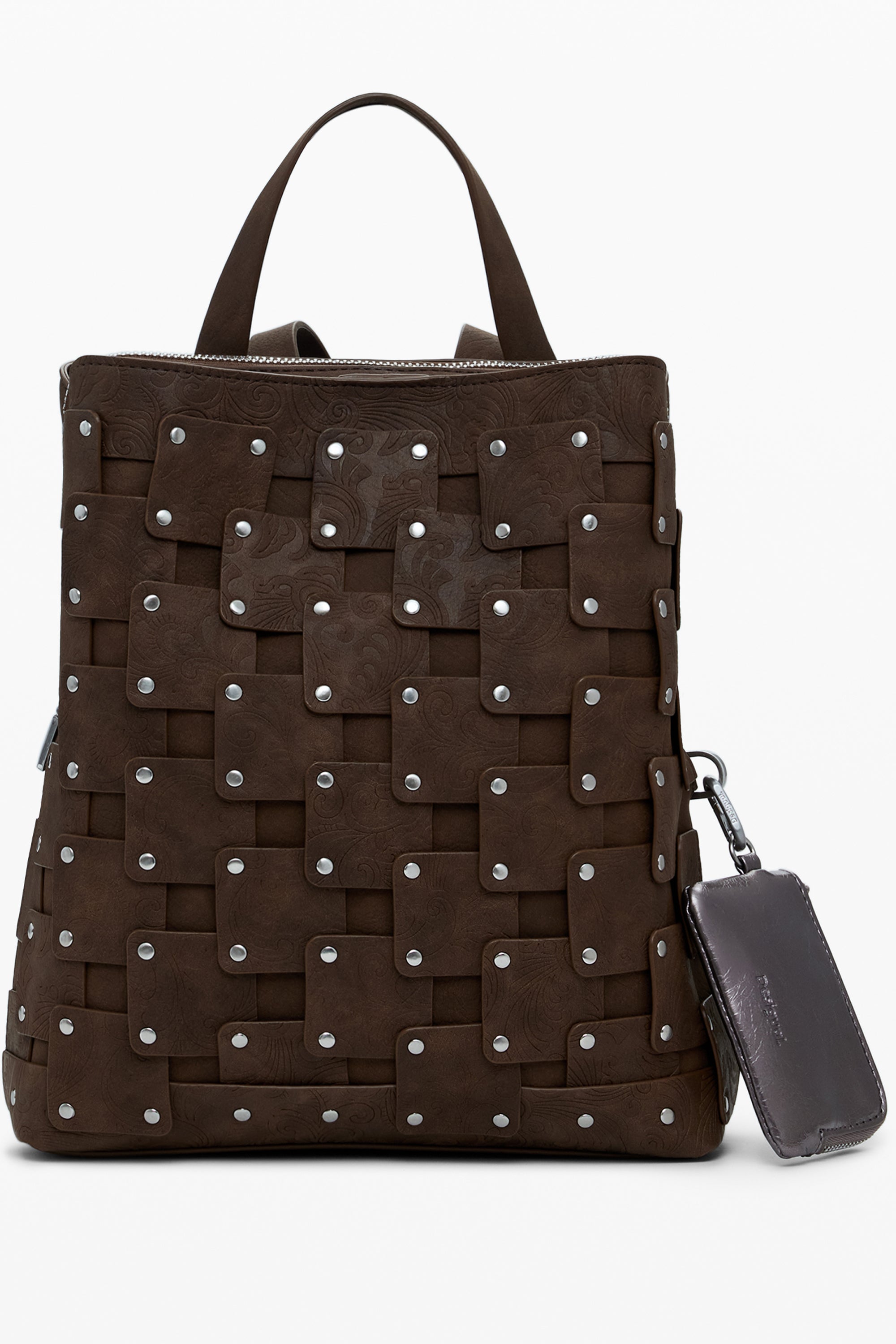 DESIGUAL WOMEN'S BROWN BACKPACK