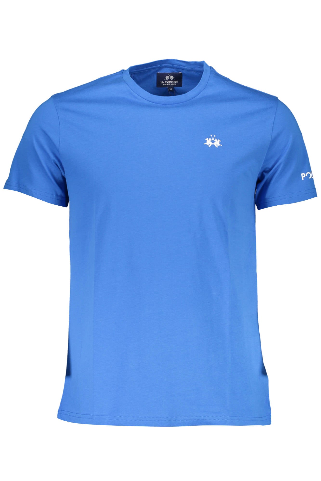 LA MARTINA MEN'S SHORT SLEEVE T-SHIRT BLUE