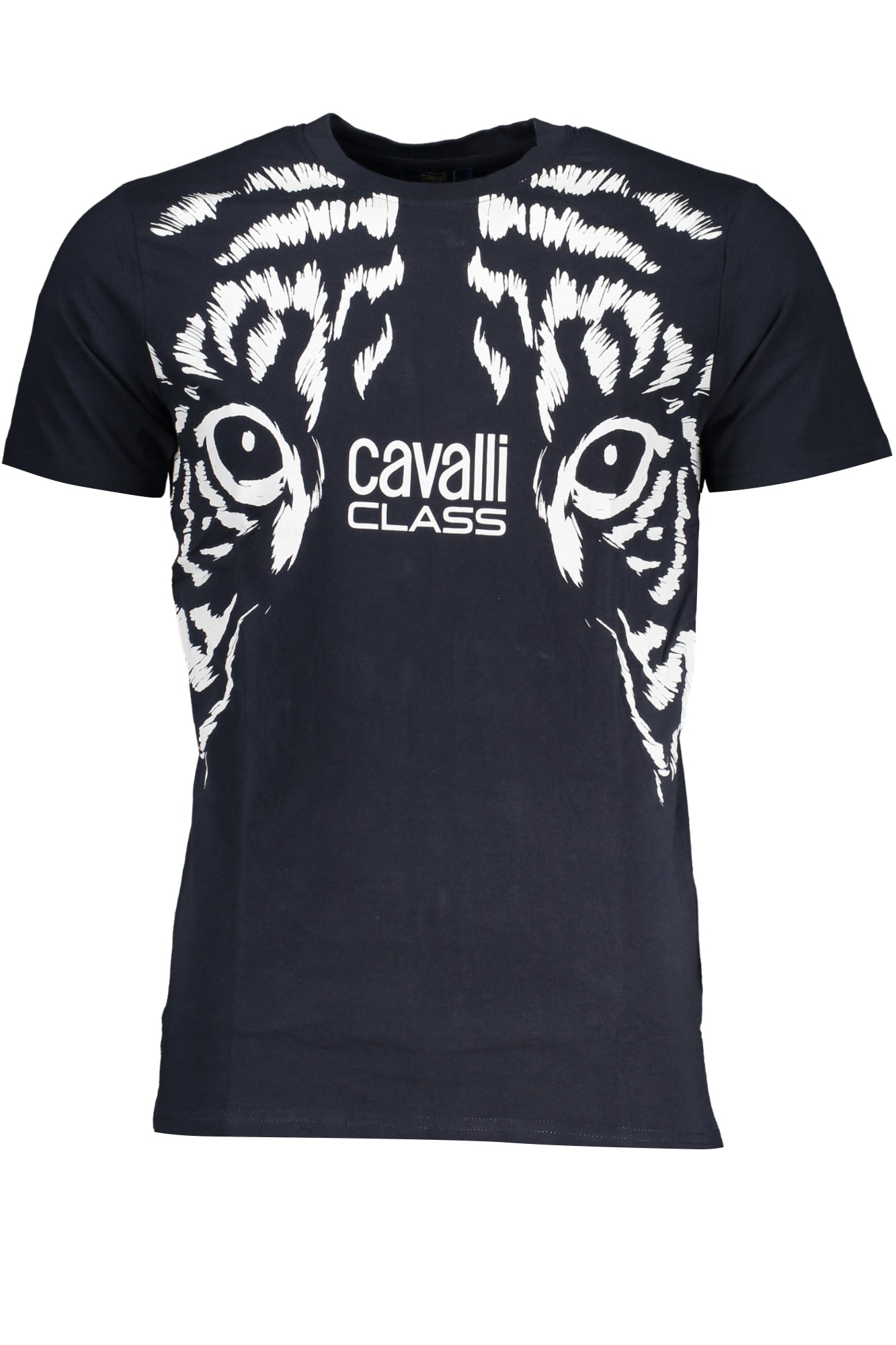 CAVALLI CLASS MEN'S SHORT SLEEVED T-SHIRT BLUE