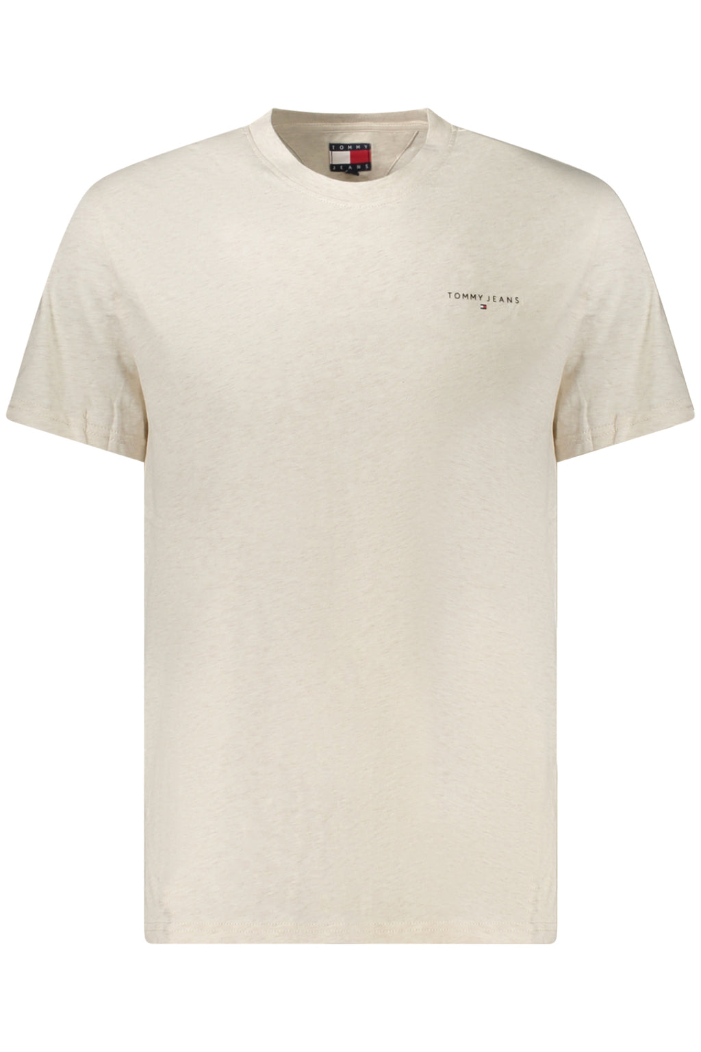 TOMMY HILFIGER MEN'S SHORT-SLEEVE T-SHIRT BEIGE