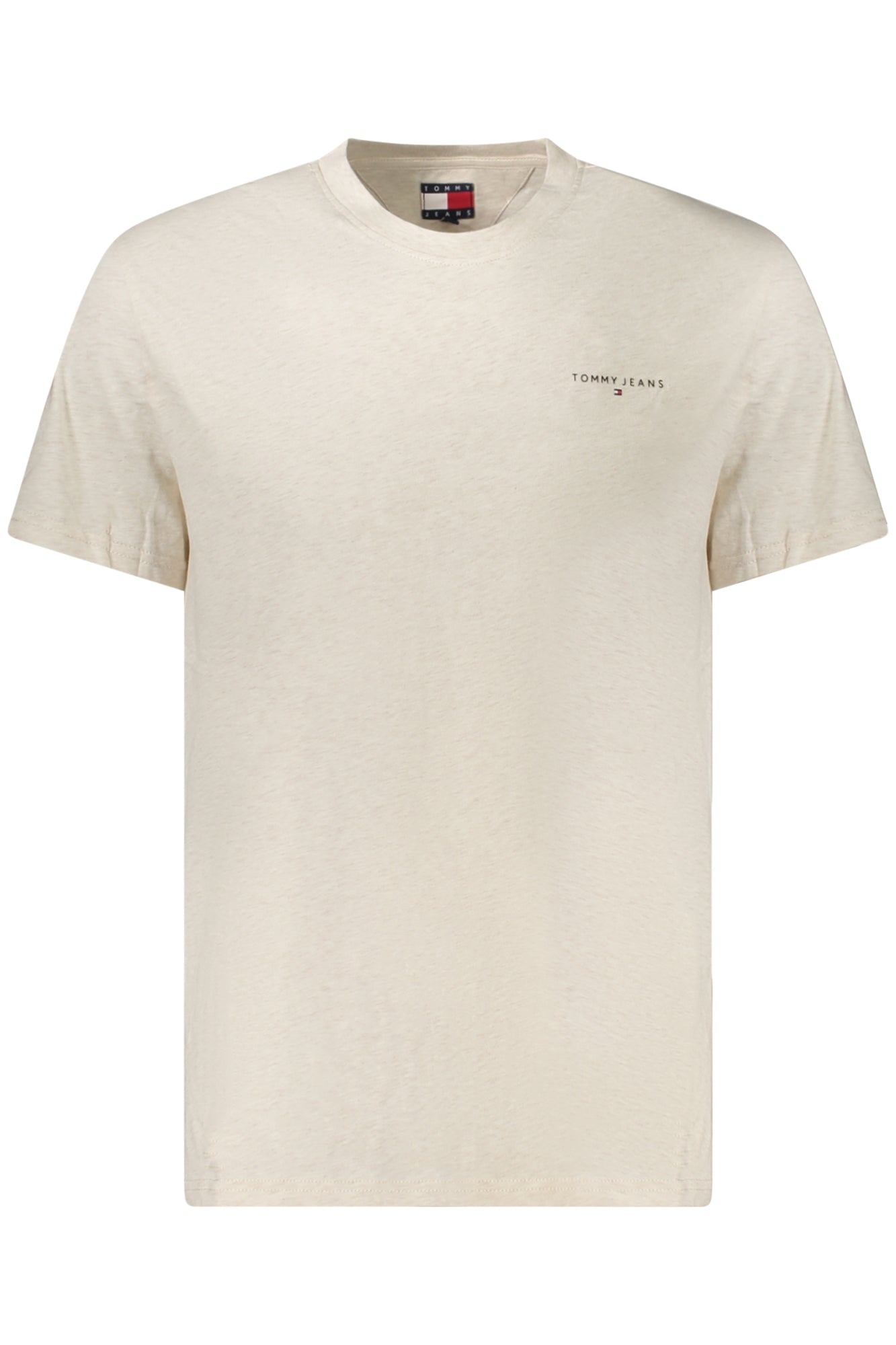 TOMMY HILFIGER MEN'S SHORT-SLEEVE T-SHIRT BEIGE