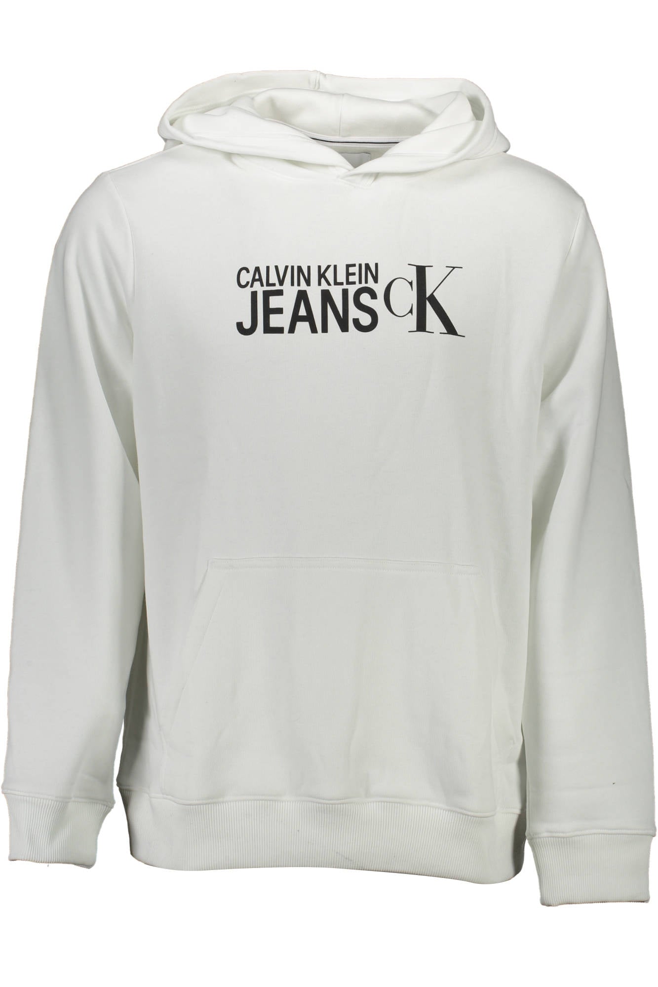 CALVIN KLEIN SWEATSHIRT WITHOUT ZIP MAN WHITE