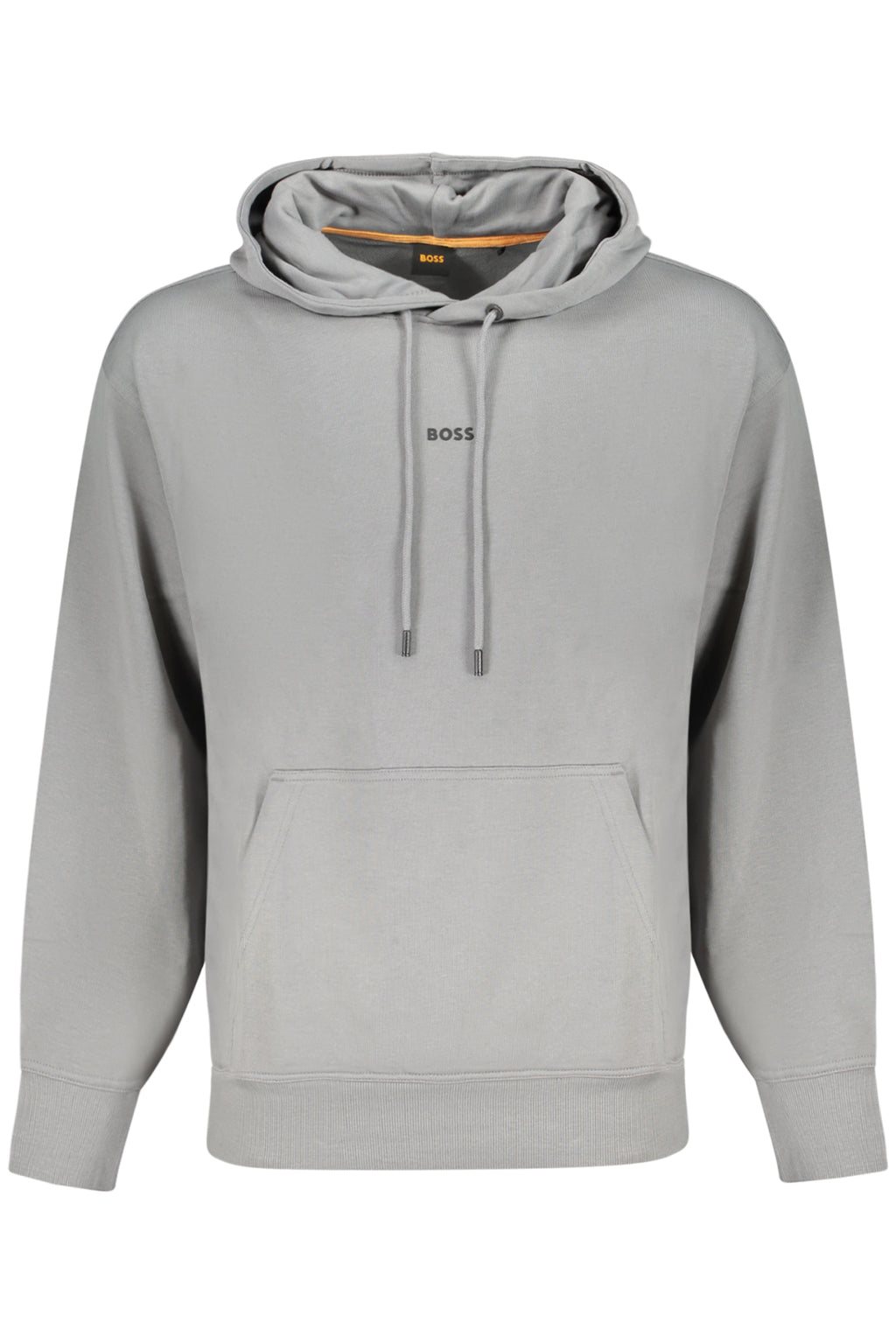 BOSS MEN'S GRAY ZIP-UP SWEATSHIRT