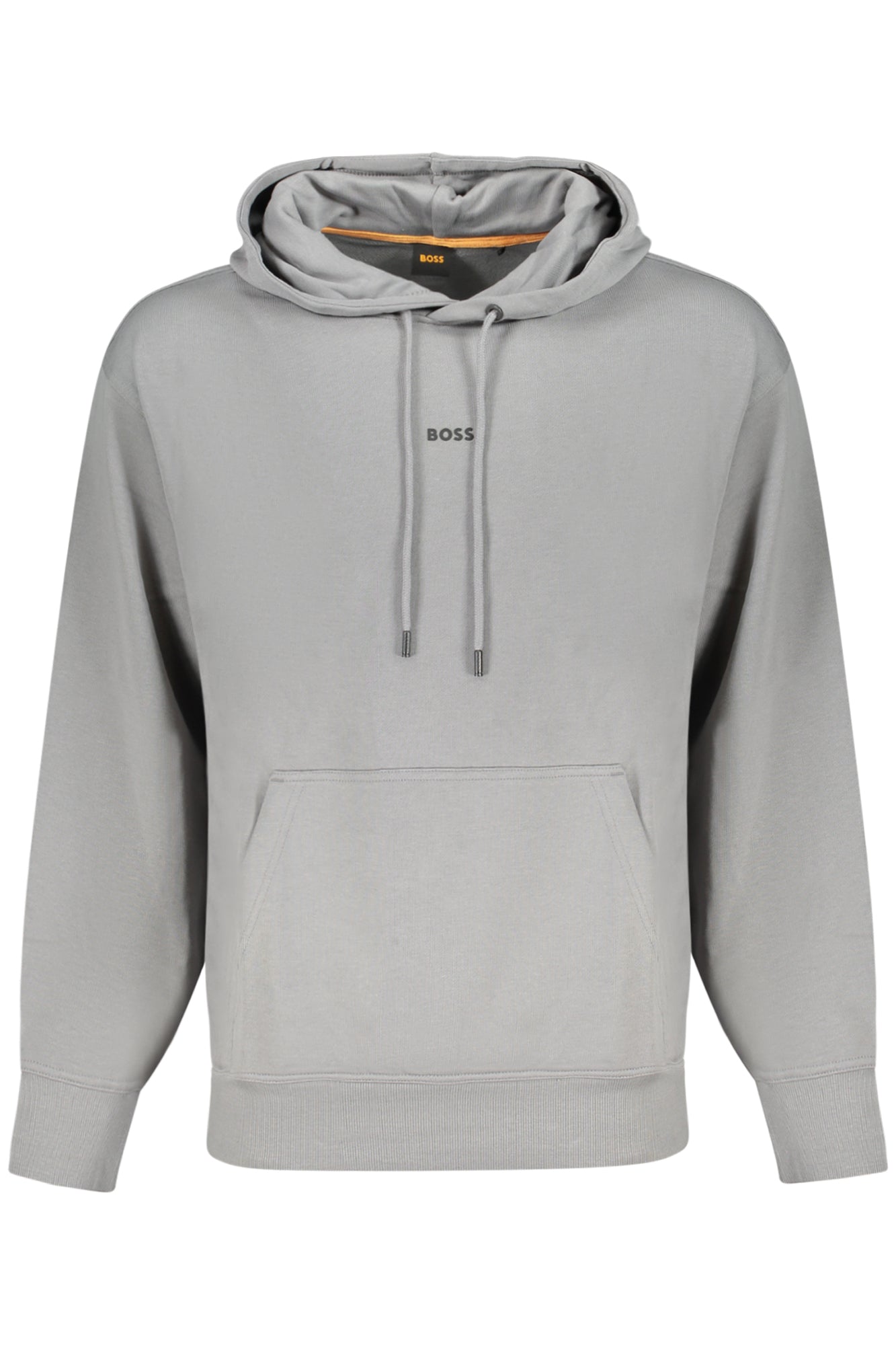 BOSS MEN'S GRAY ZIP-UP SWEATSHIRT