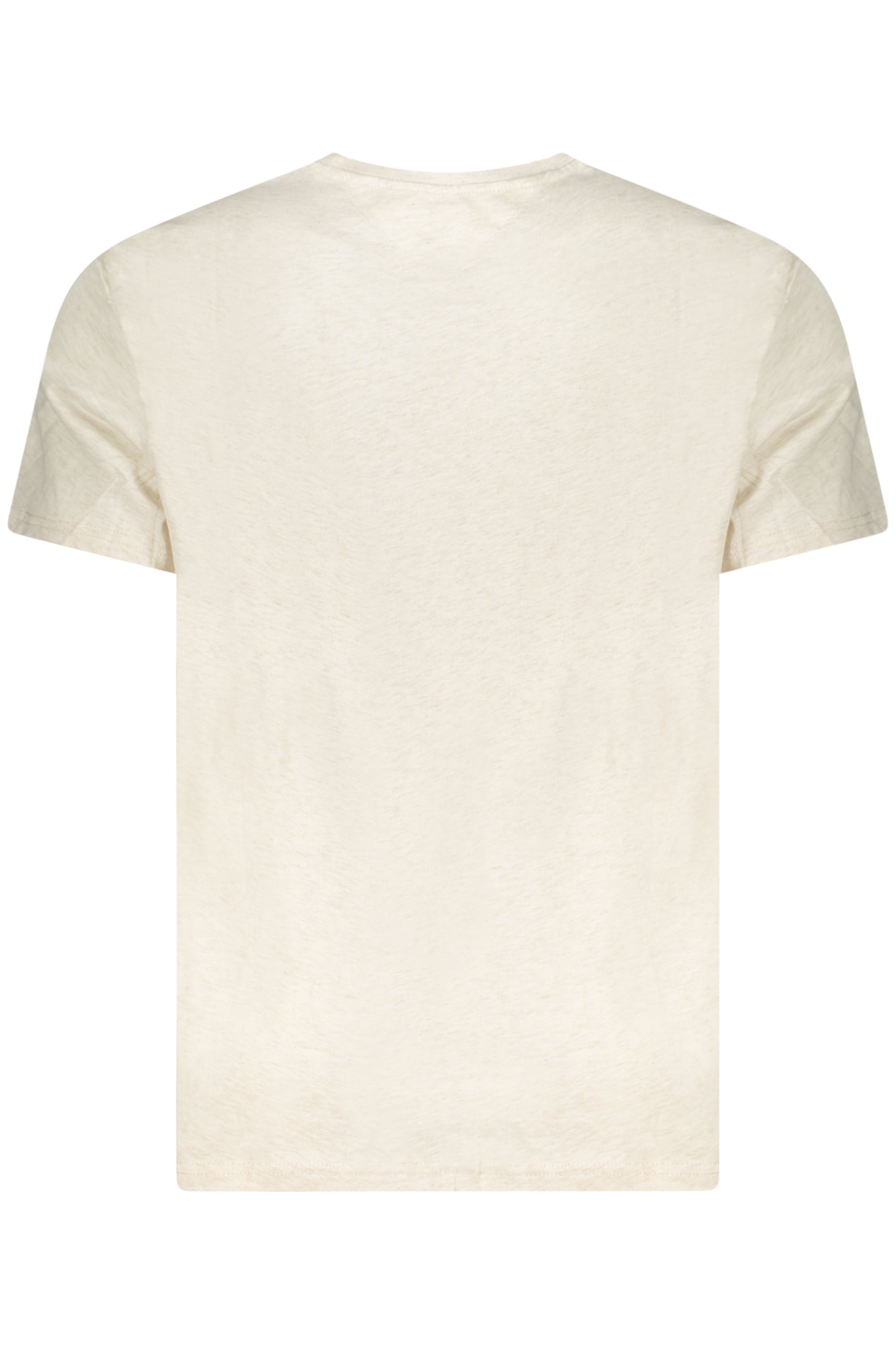 TOMMY HILFIGER SHORT SLEEVE T-SHIRT MEN BEIGE
