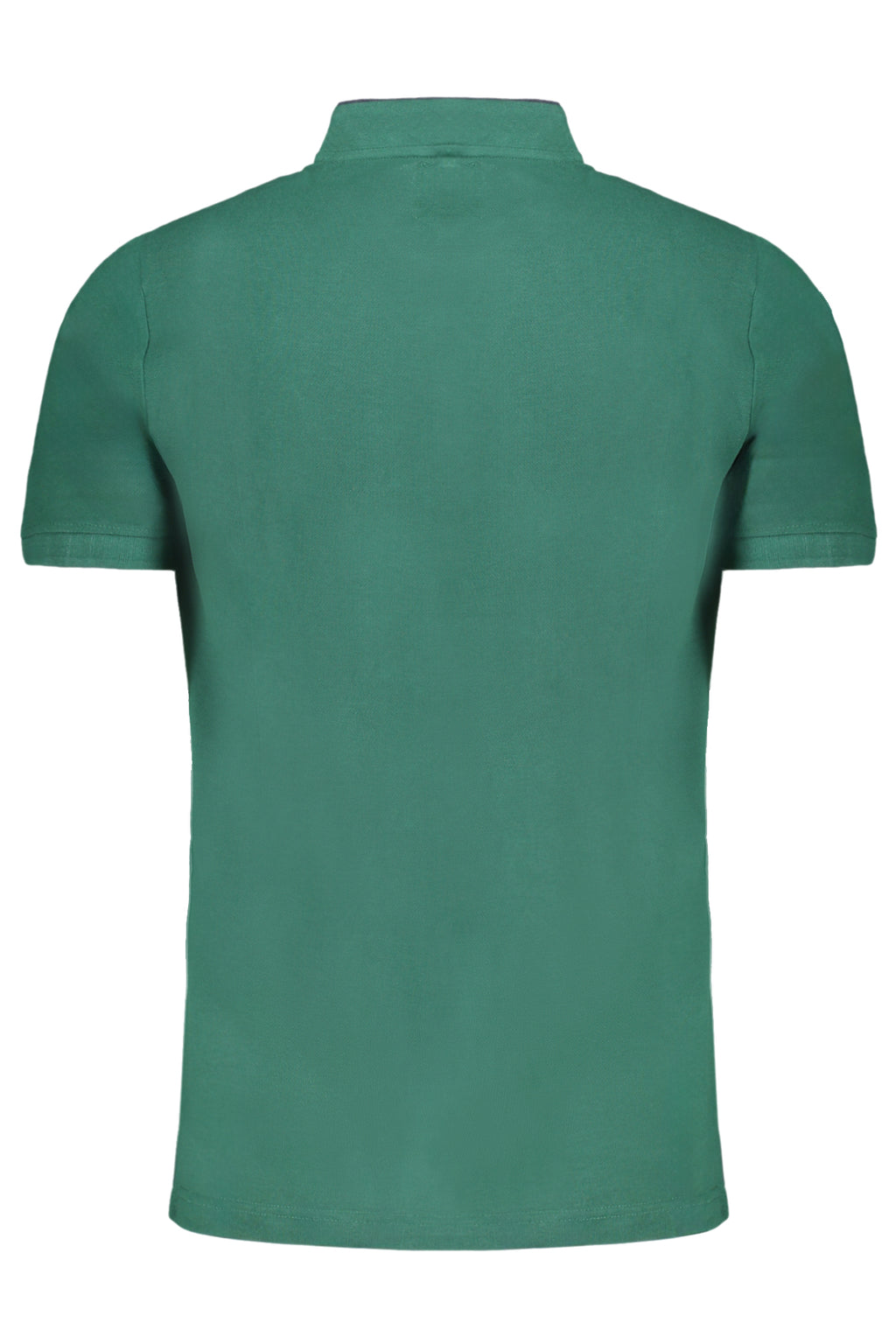 GIAN MARCO VENTURI GREEN MEN'S SHORT SLEEVED POLO SHIRT