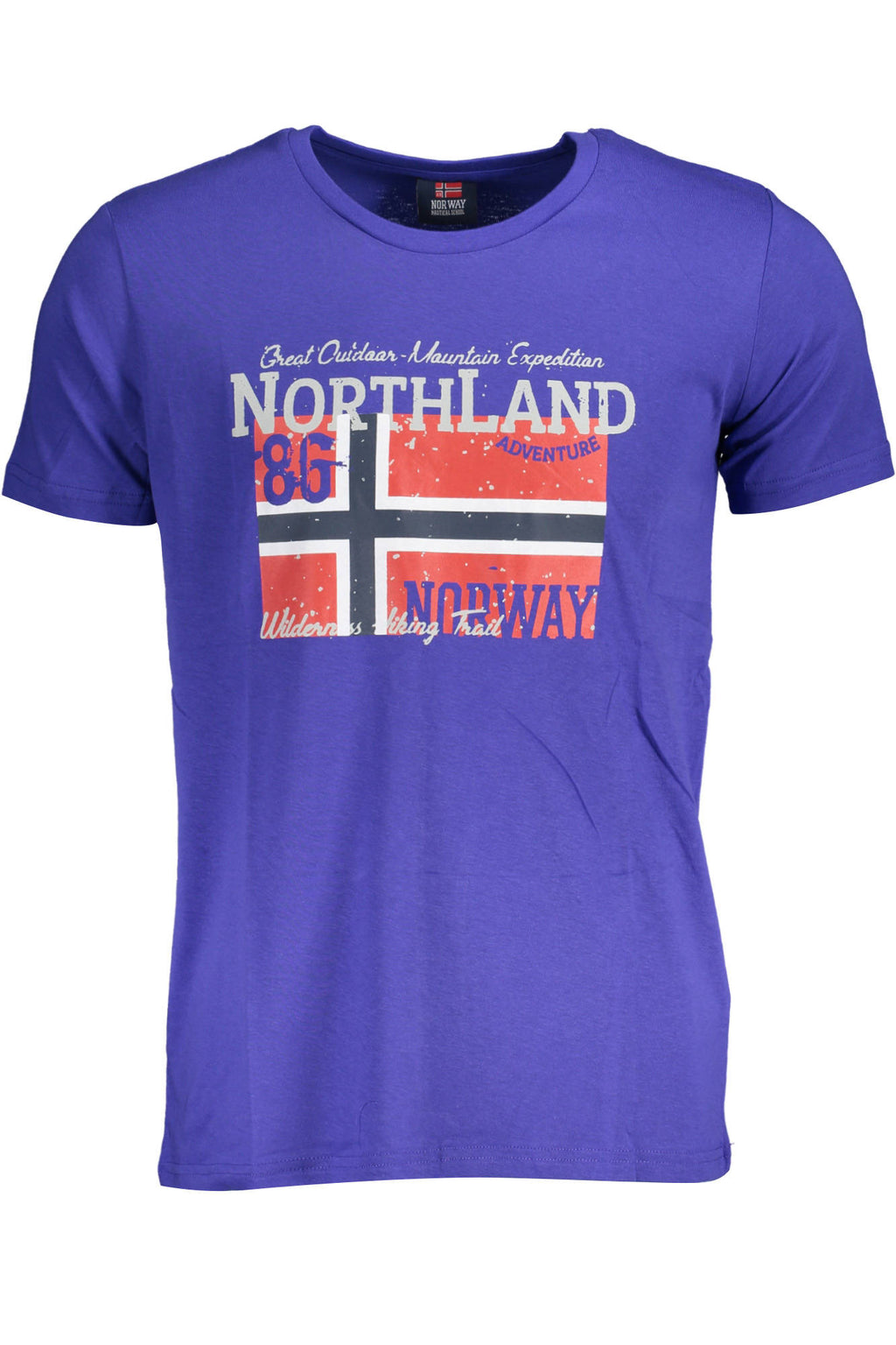 NORWAY 1963 MEN'S SHORT SLEEVE T-SHIRT BLUE