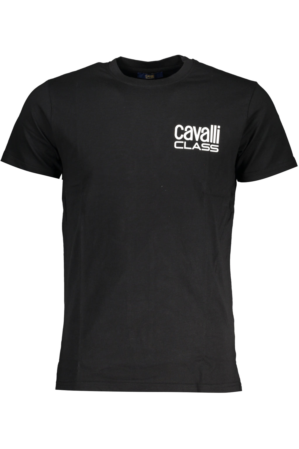 CAVALLI CLASS MEN'S SHORT SLEEVE T-SHIRT BLACK