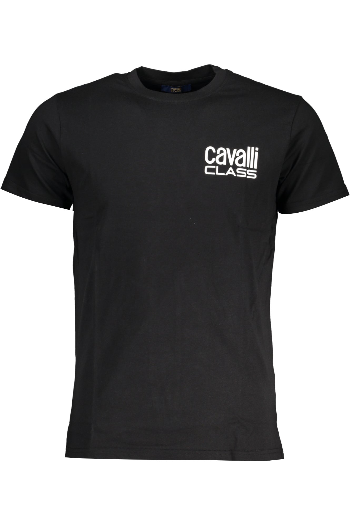 CAVALLI CLASS MEN'S SHORT SLEEVE T-SHIRT BLACK