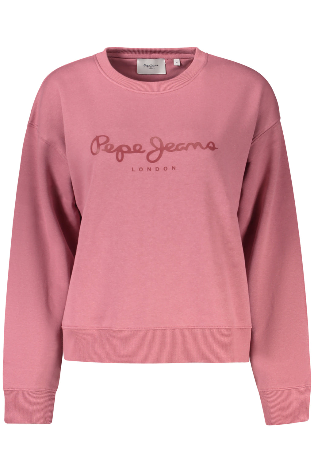 PEPE JEANS WOMEN'S PURPLE ZIP-UP SWEATSHIRT