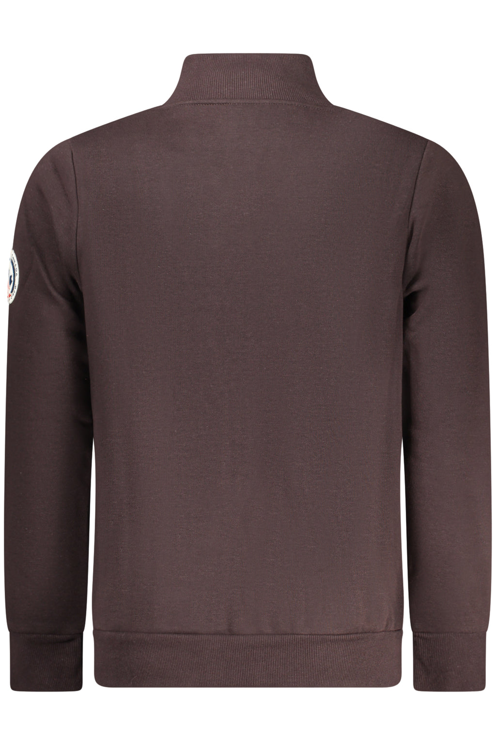 NORWAY 1963 MEN'S BROWN ZIP-UP SWEATSHIRT
