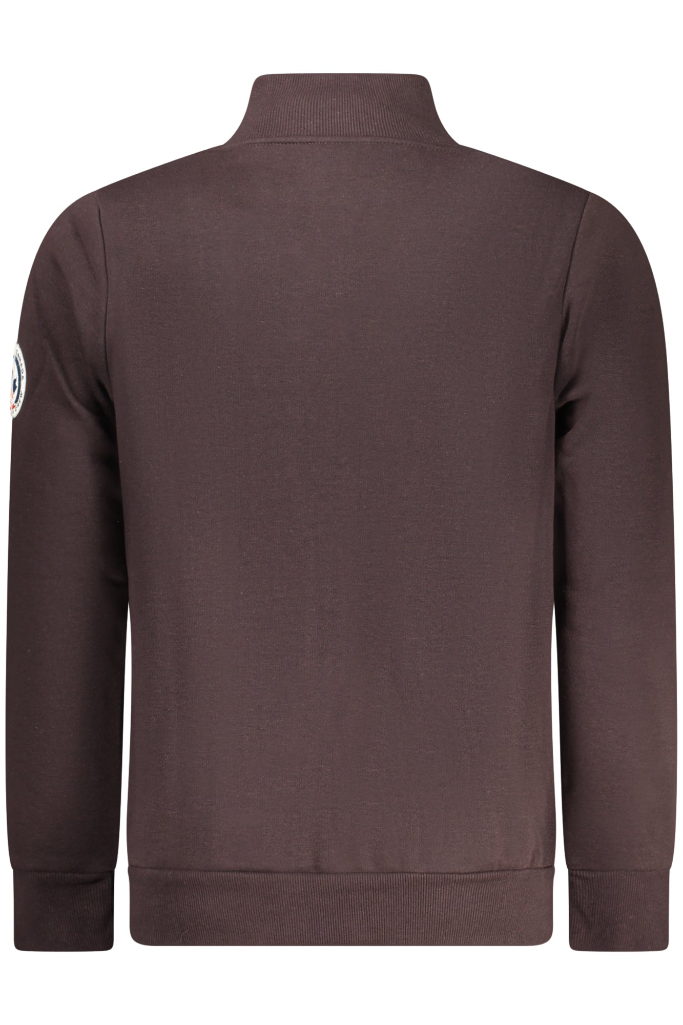 NORWAY 1963 MEN'S BROWN ZIP-UP SWEATSHIRT