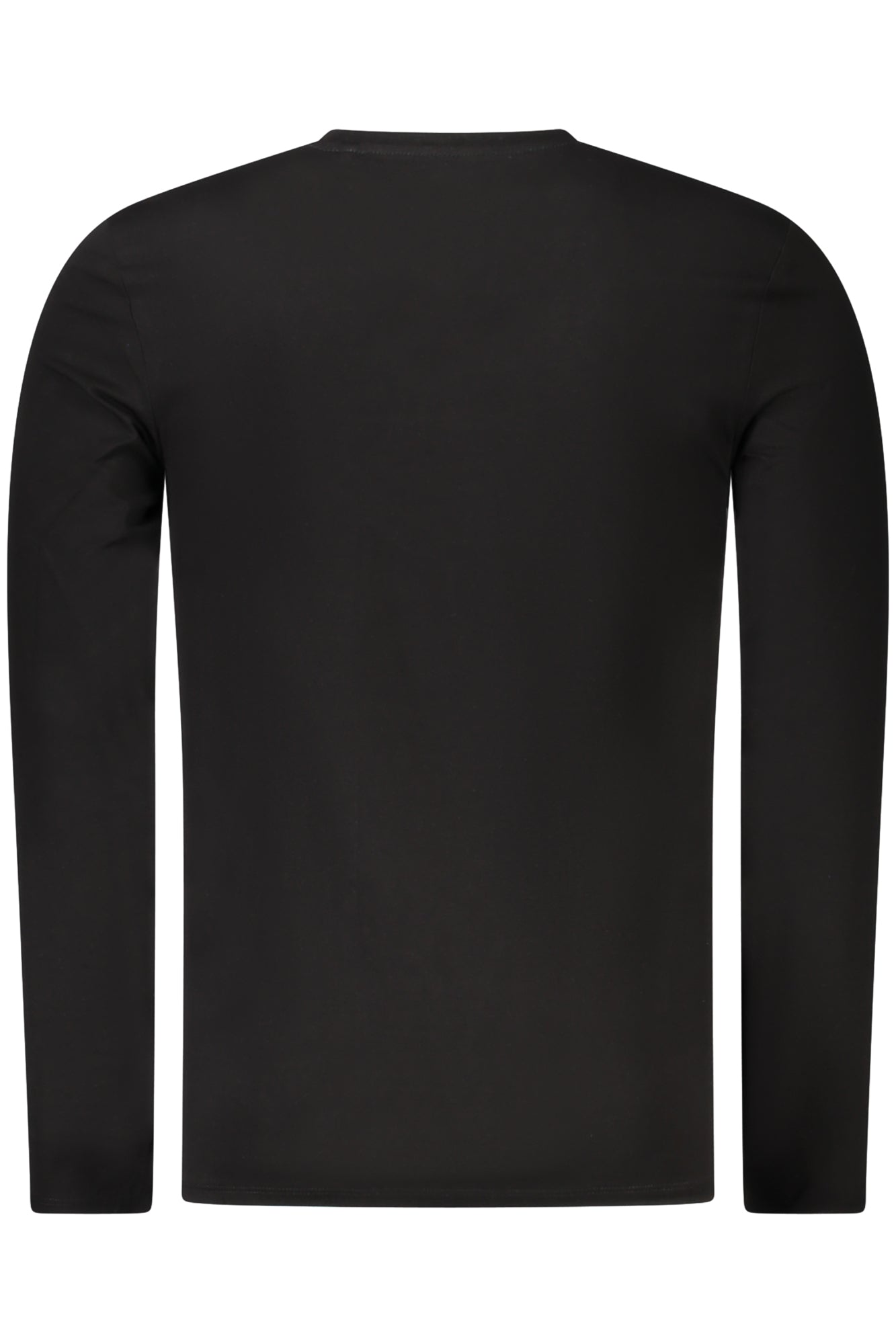 GUESS JEANS LONG SLEEVE T-SHIRT MEN BLACK