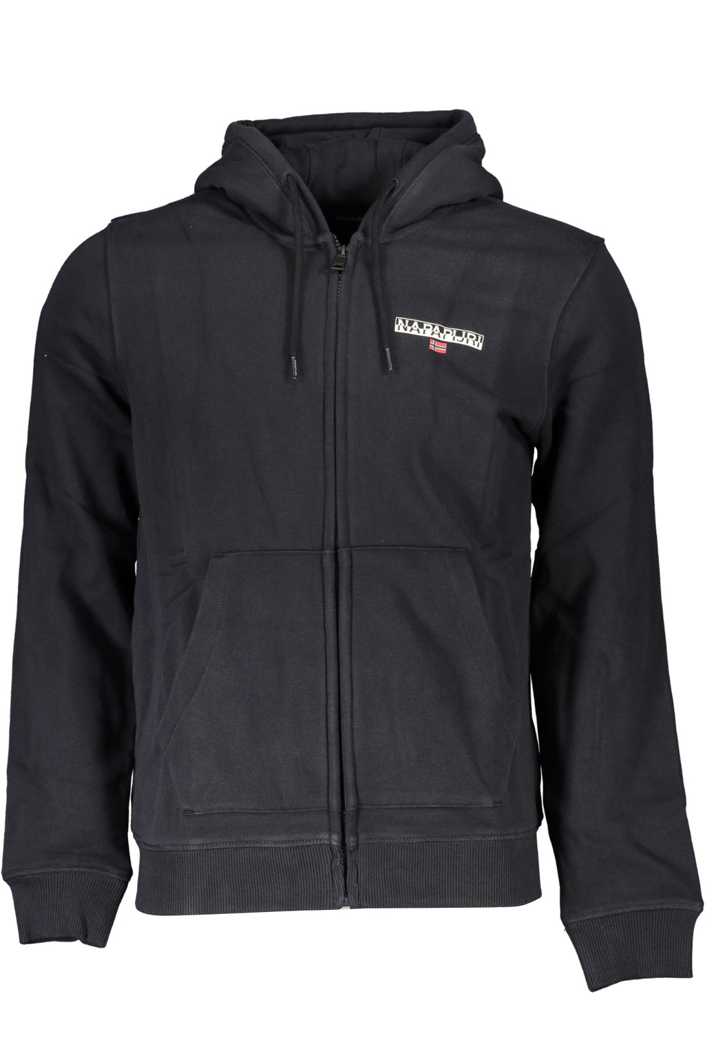 NAPAPIJRI MEN'S BLACK ZIP SWEATSHIRT