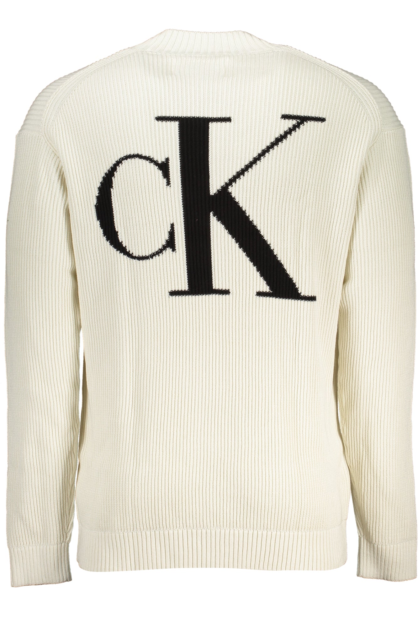 CALVIN KLEIN MEN'S WHITE SWEATER
