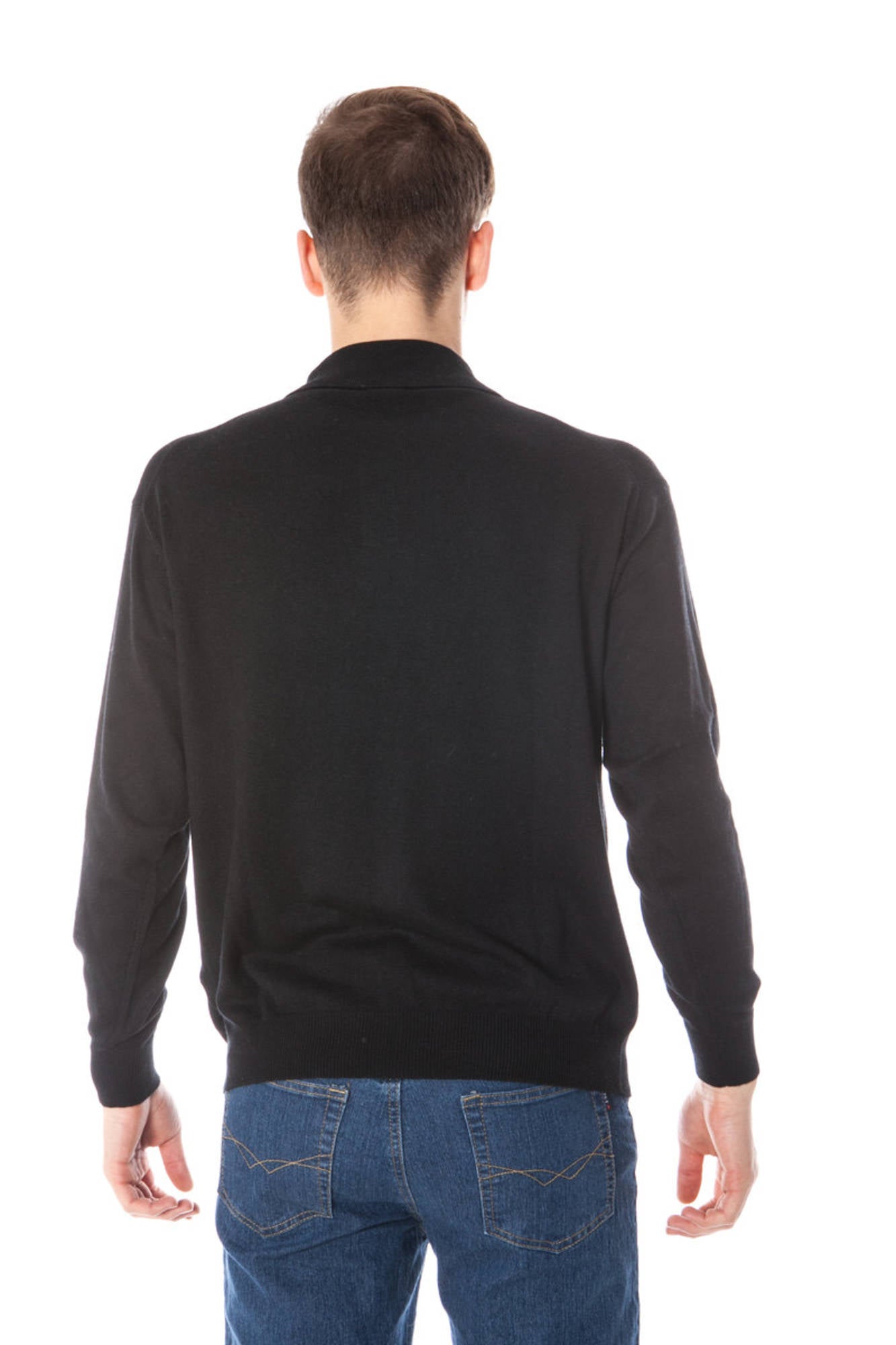 YUKO MEN'S BLACK SWEATER