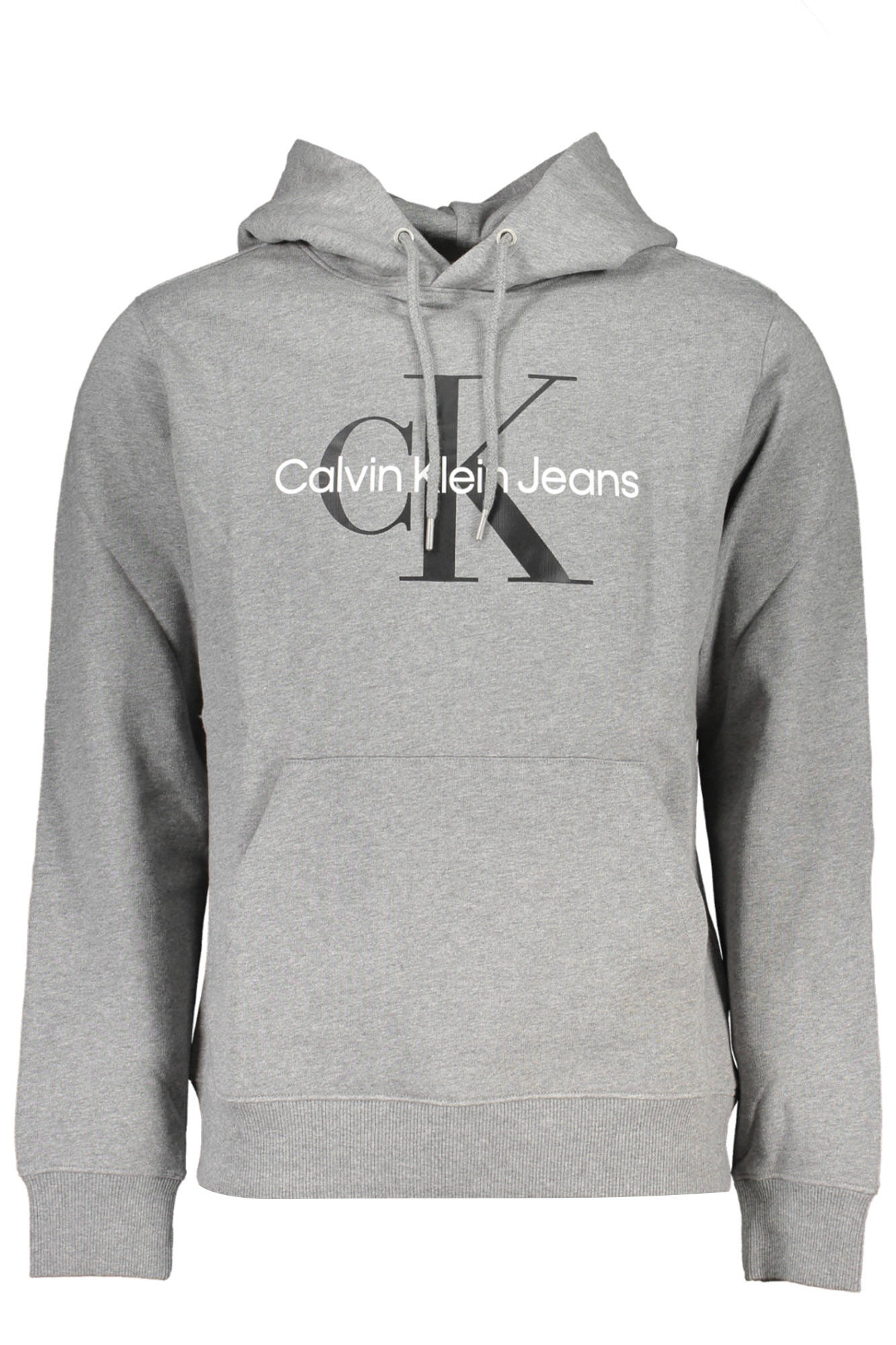 CALVIN KLEIN MEN'S GRAY ZIPLESS SWEATSHIRT