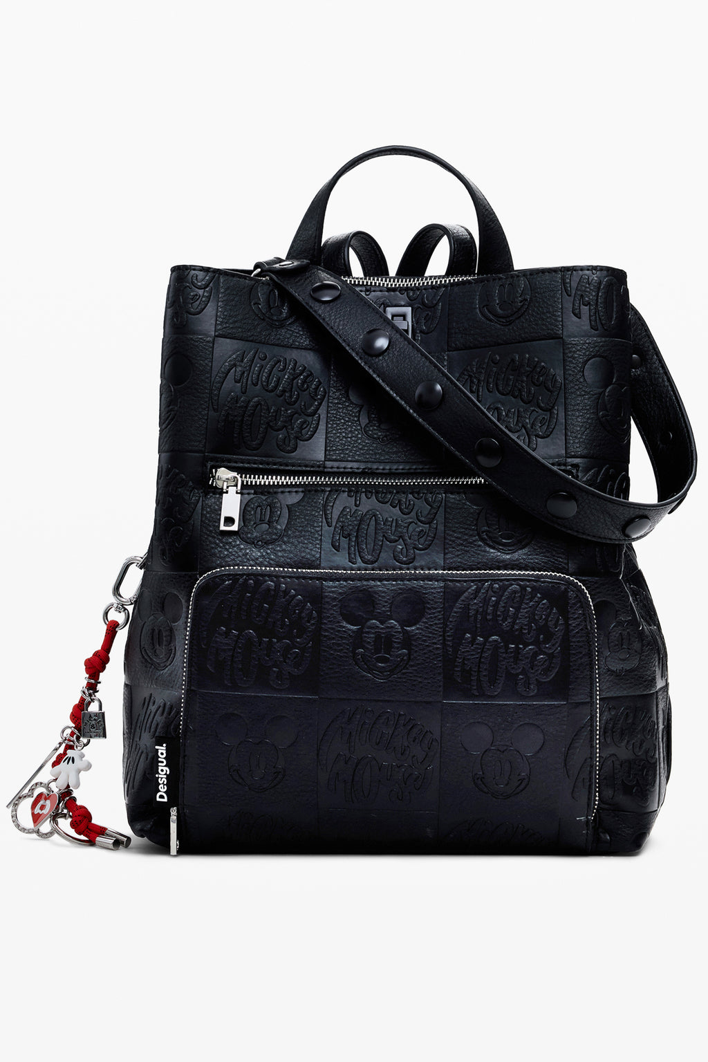 DESIGUAL WOMEN'S BLACK BACKPACK