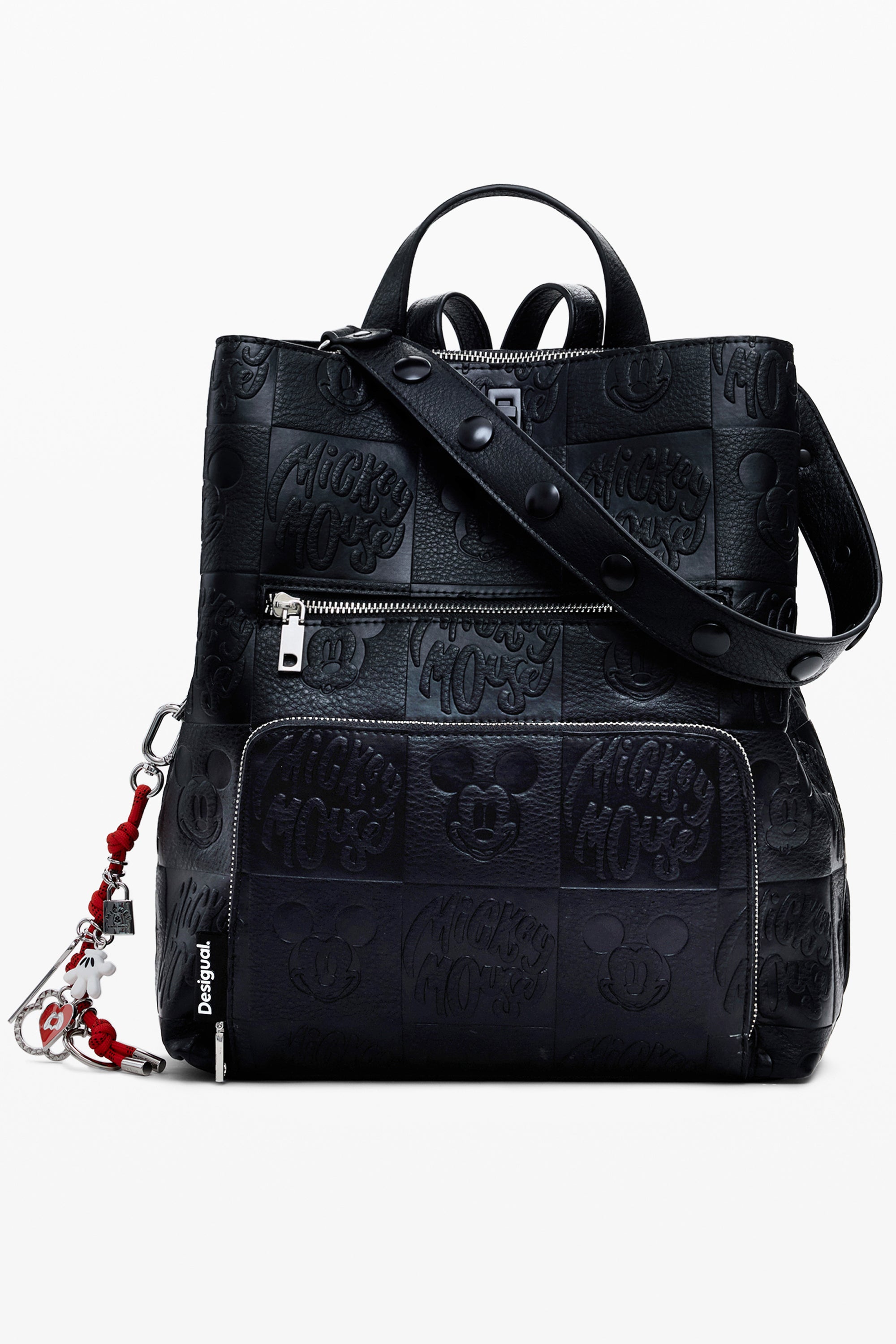 DESIGUAL WOMEN'S BLACK BACKPACK