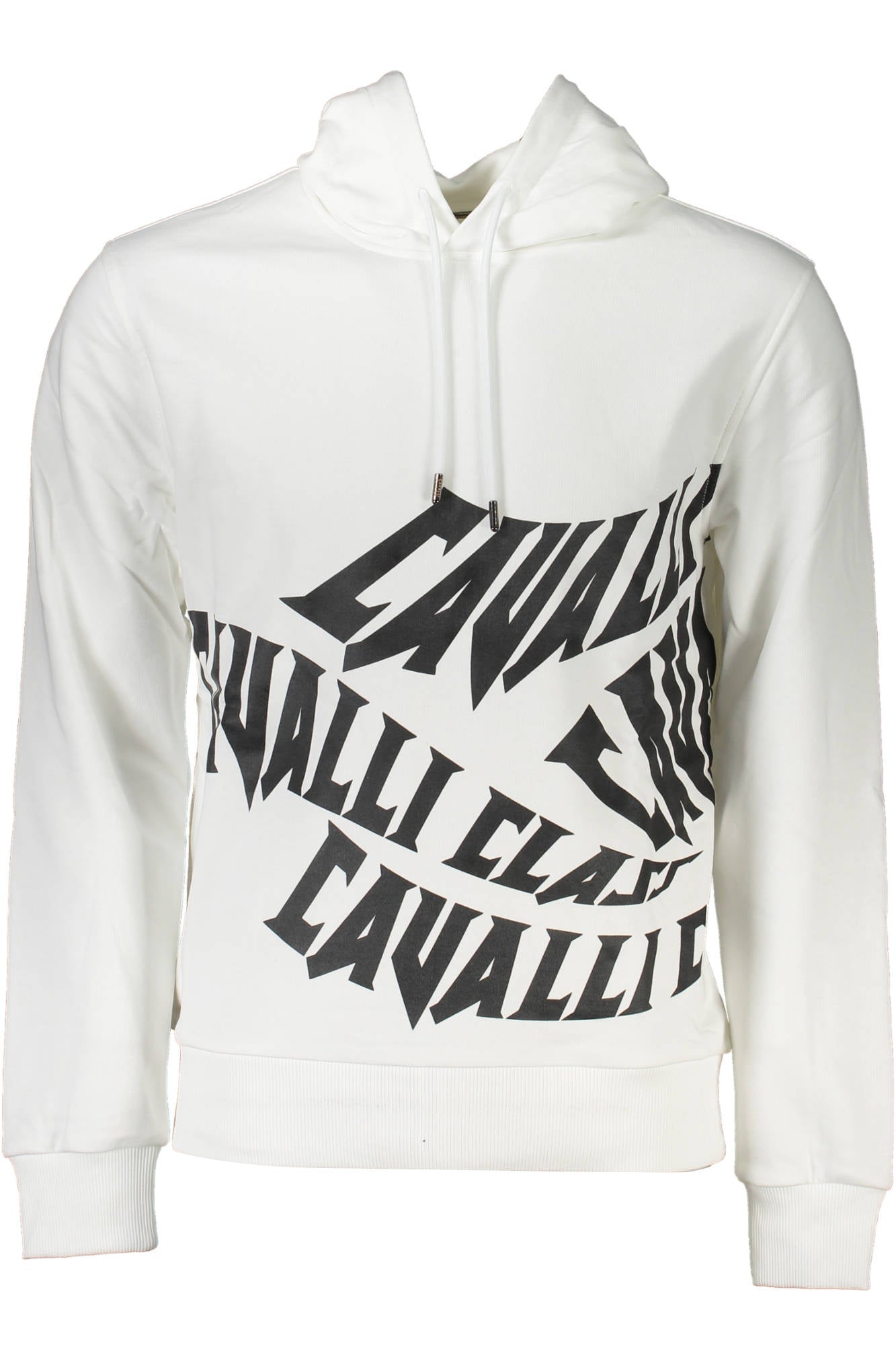 CAVALLI CLASS SWEATSHIRT WITHOUT ZIP MAN WHITE