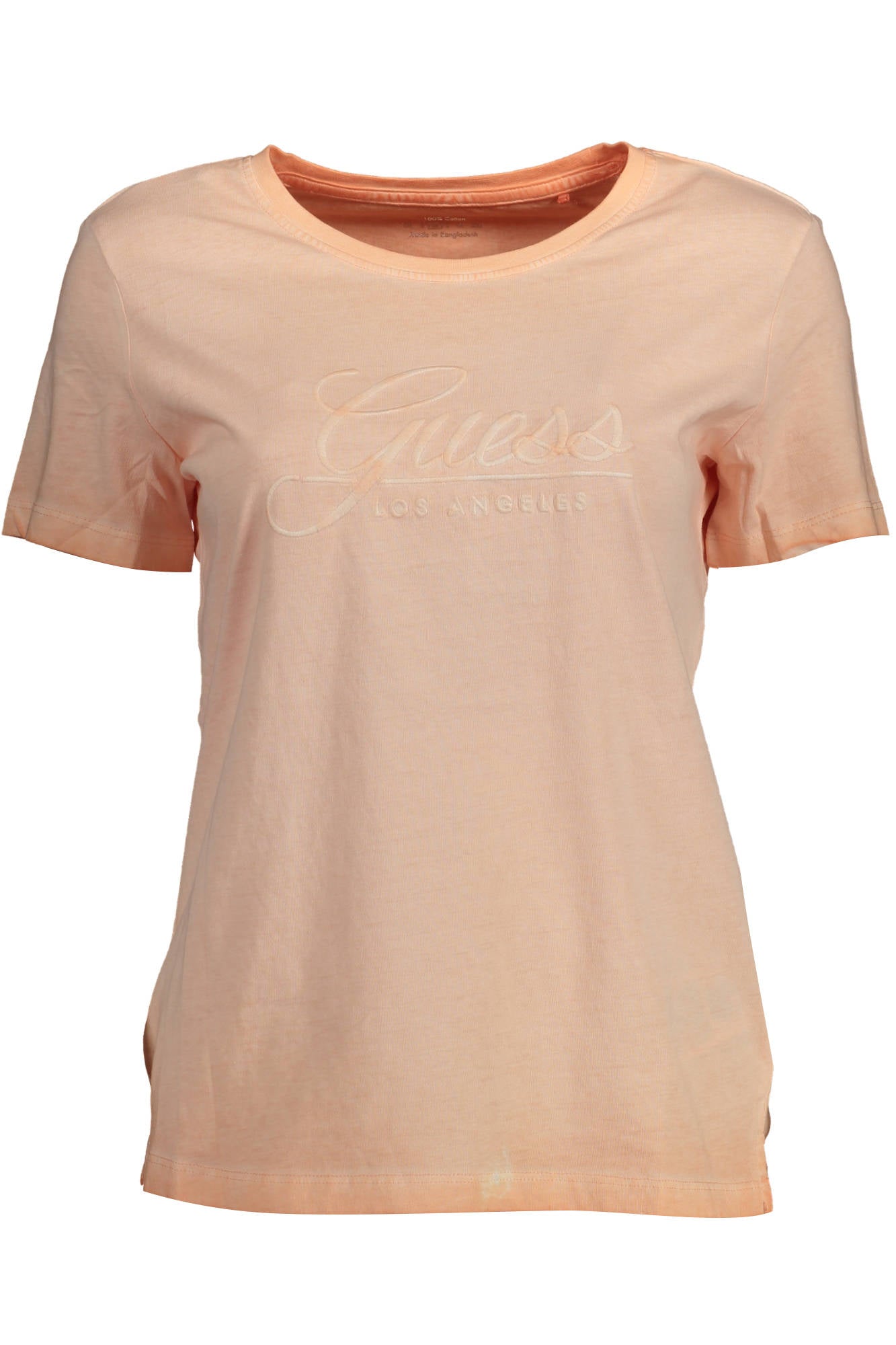 GUESS JEANS WOMEN'S SHORT SLEEVE T-SHIRT PINK