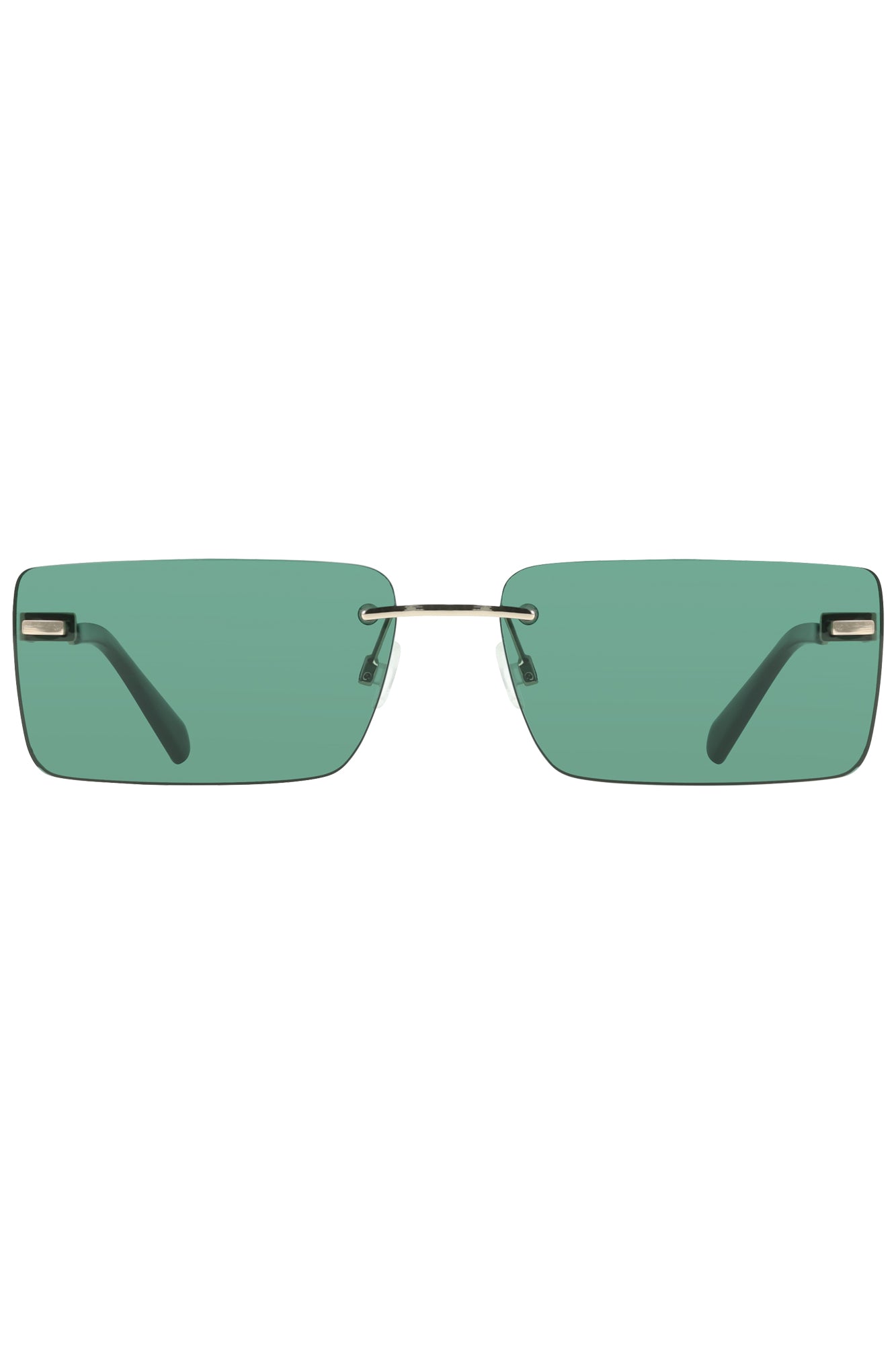 CALVIN KLEIN WOMEN'S SUNGLASSES GREEN