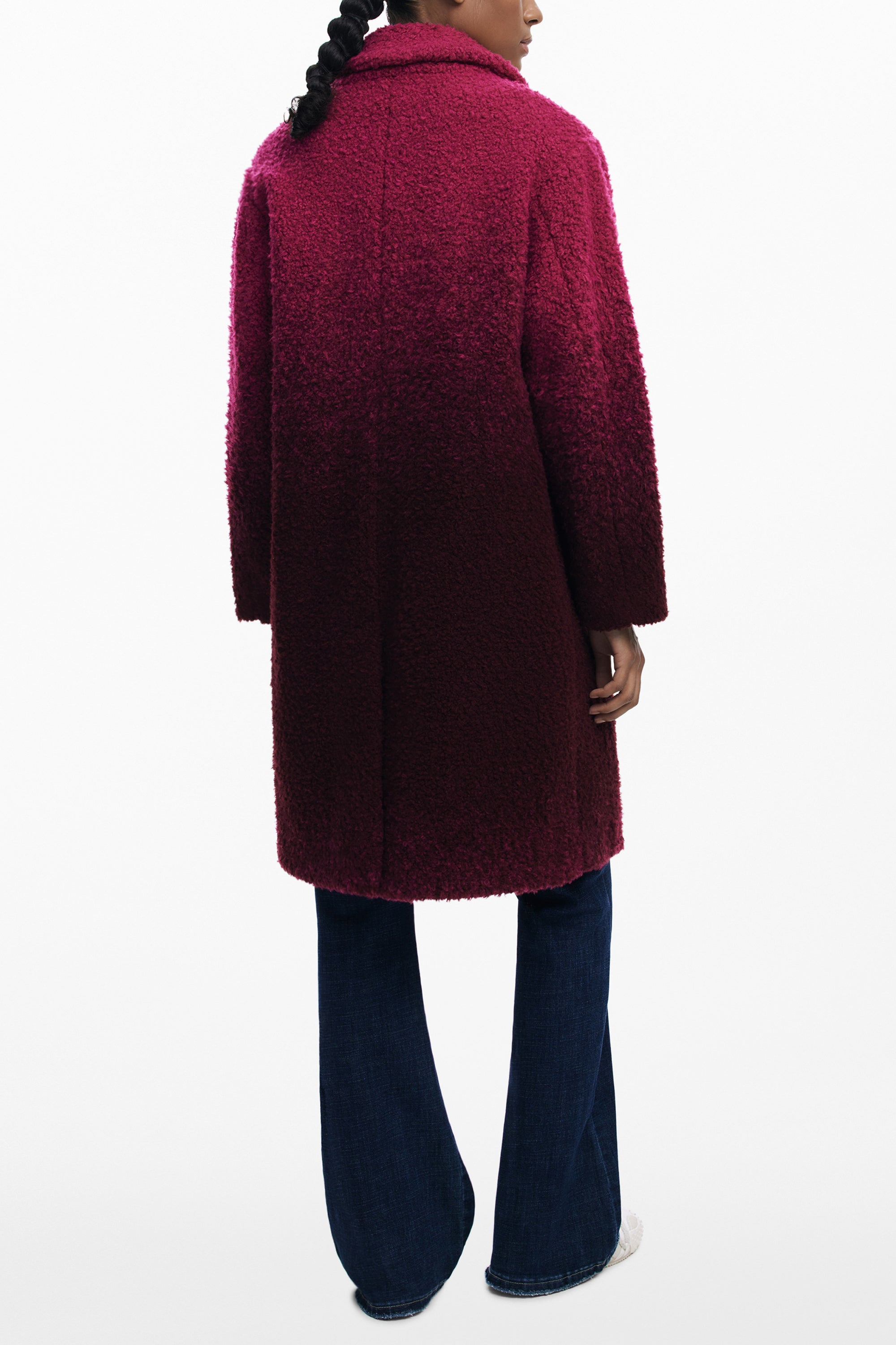 DESIGUAL WOMEN'S PINK COAT