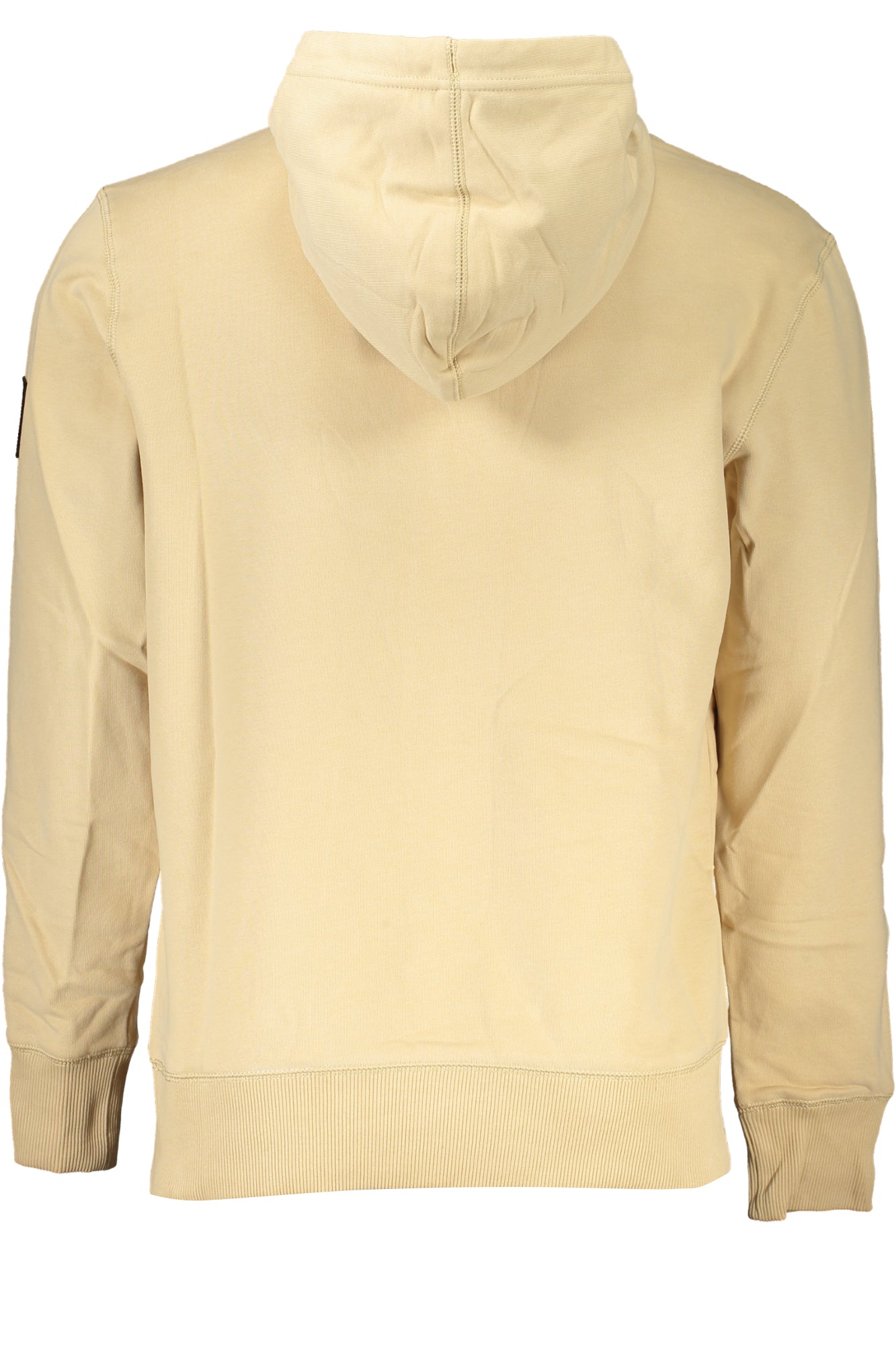CALVIN KLEIN MEN'S BEIGE ZIPLESS SWEATSHIRT