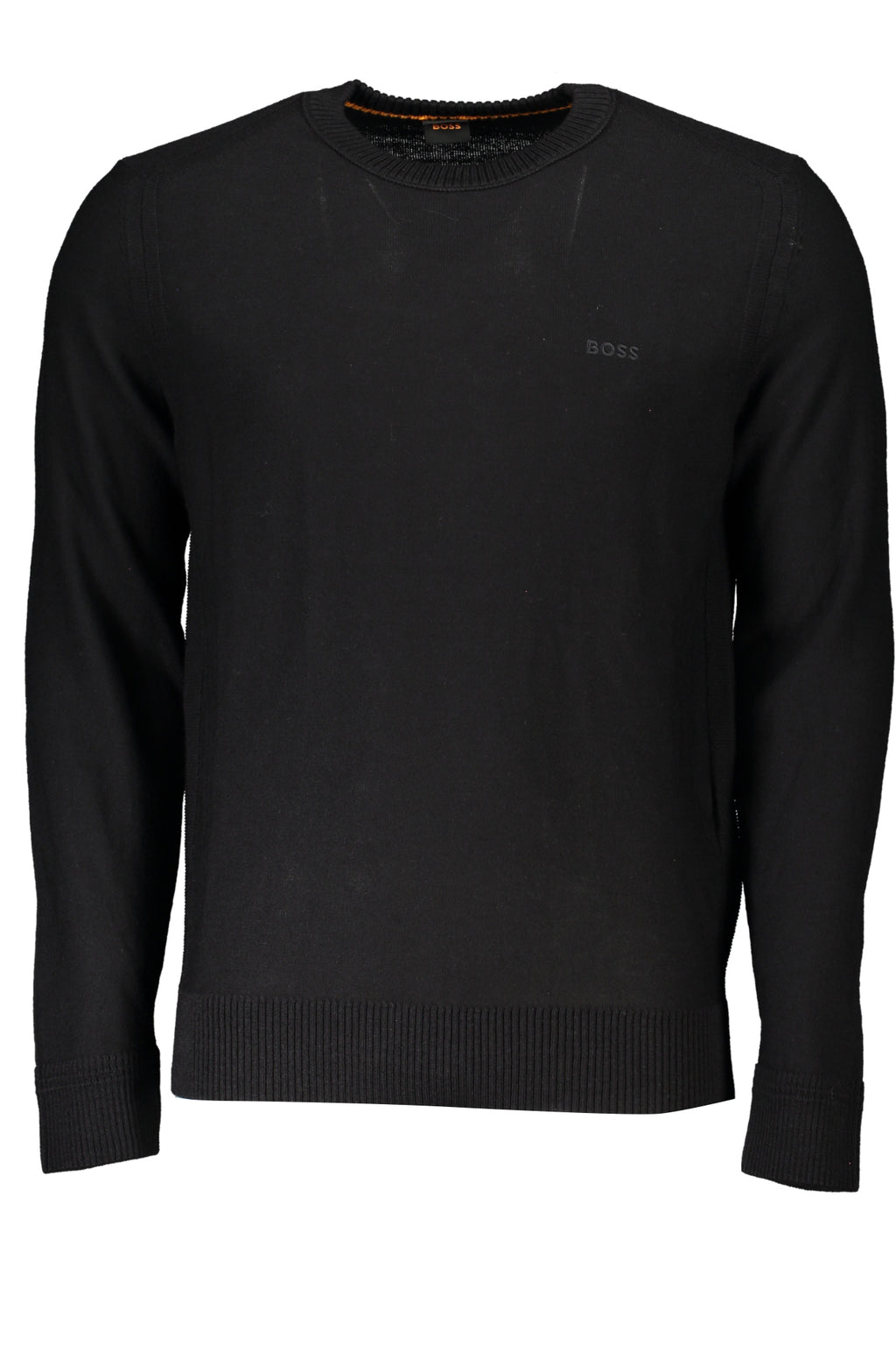 HUGO BOSS MEN'S BLACK SWEATER