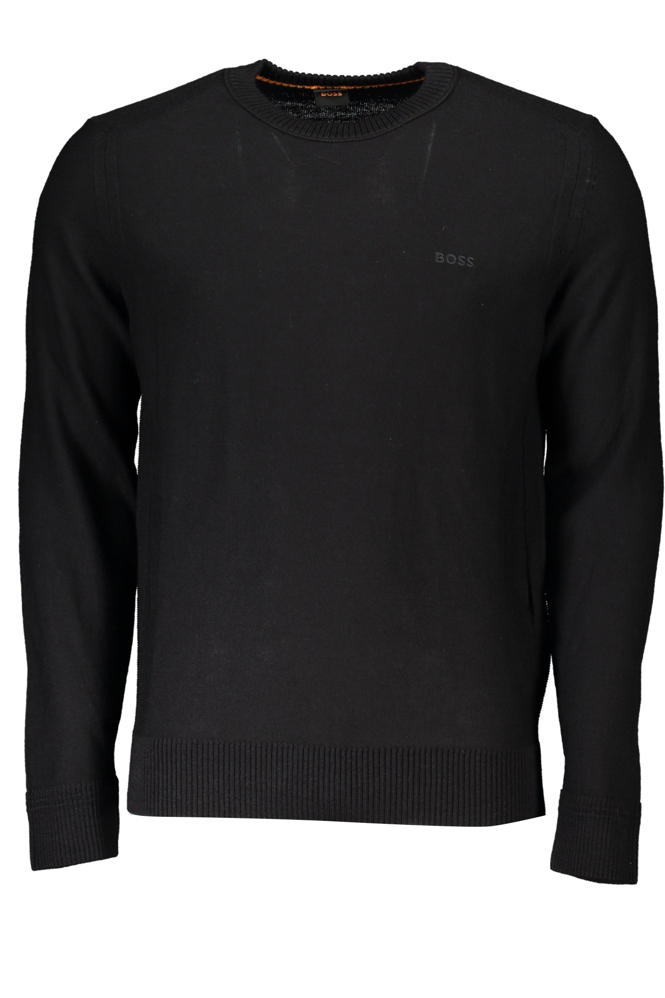 HUGO BOSS MEN'S BLACK SWEATER