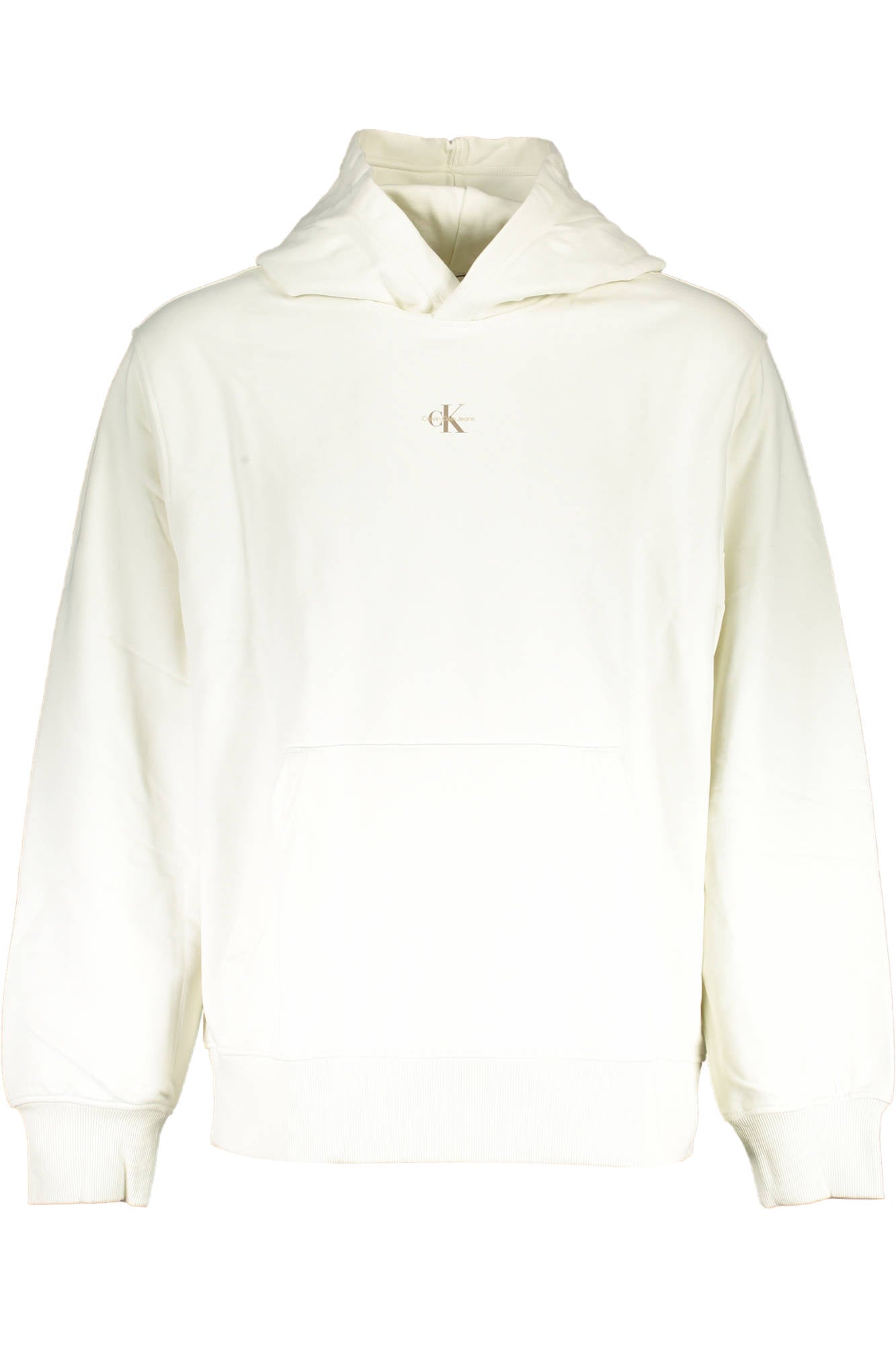 CALVIN KLEIN MEN'S ZIP-UP SWEATSHIRT WHITE