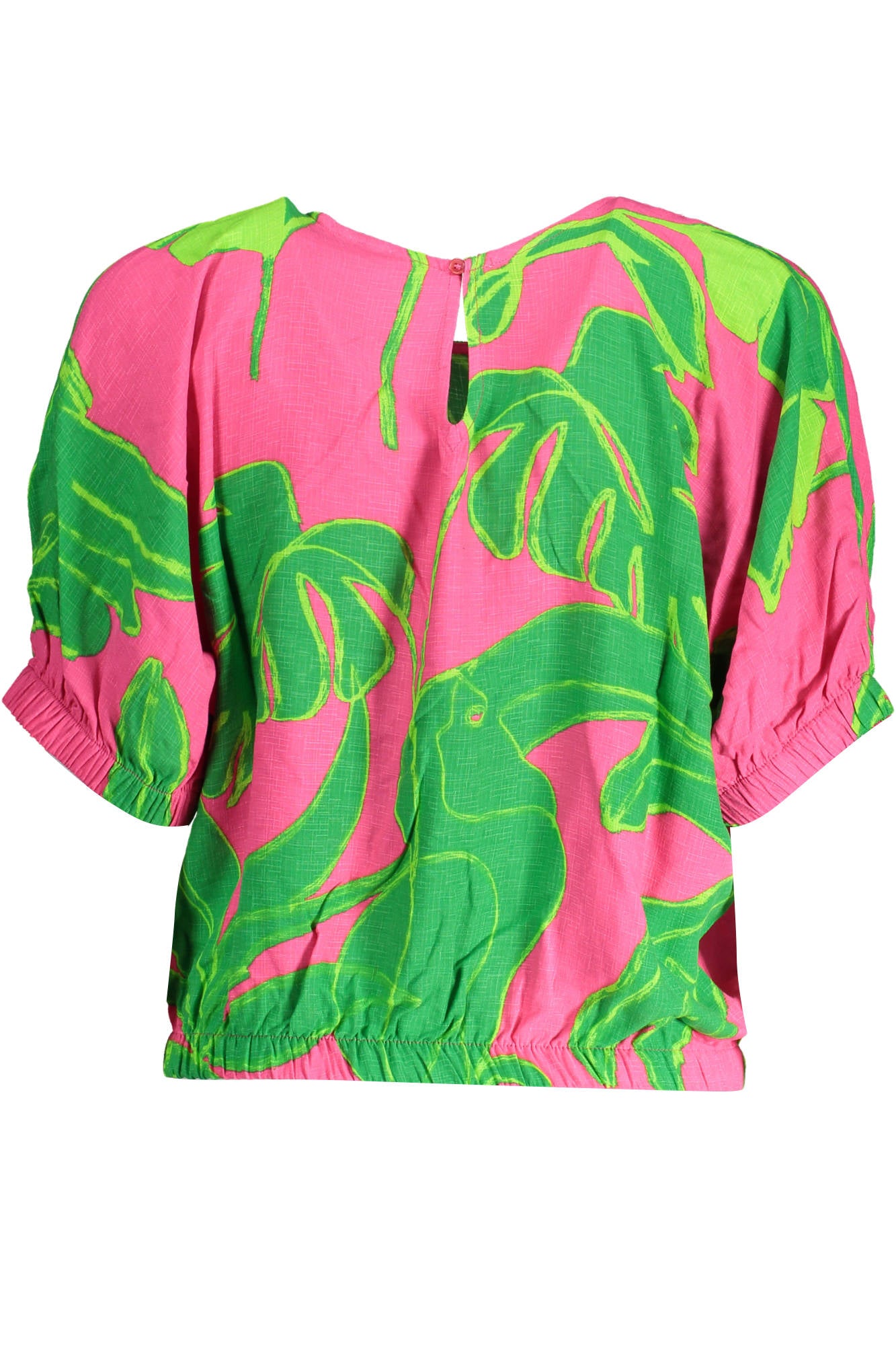 DESIGUAL WOMEN'S SHORT SLEEVE T-SHIRT PINK