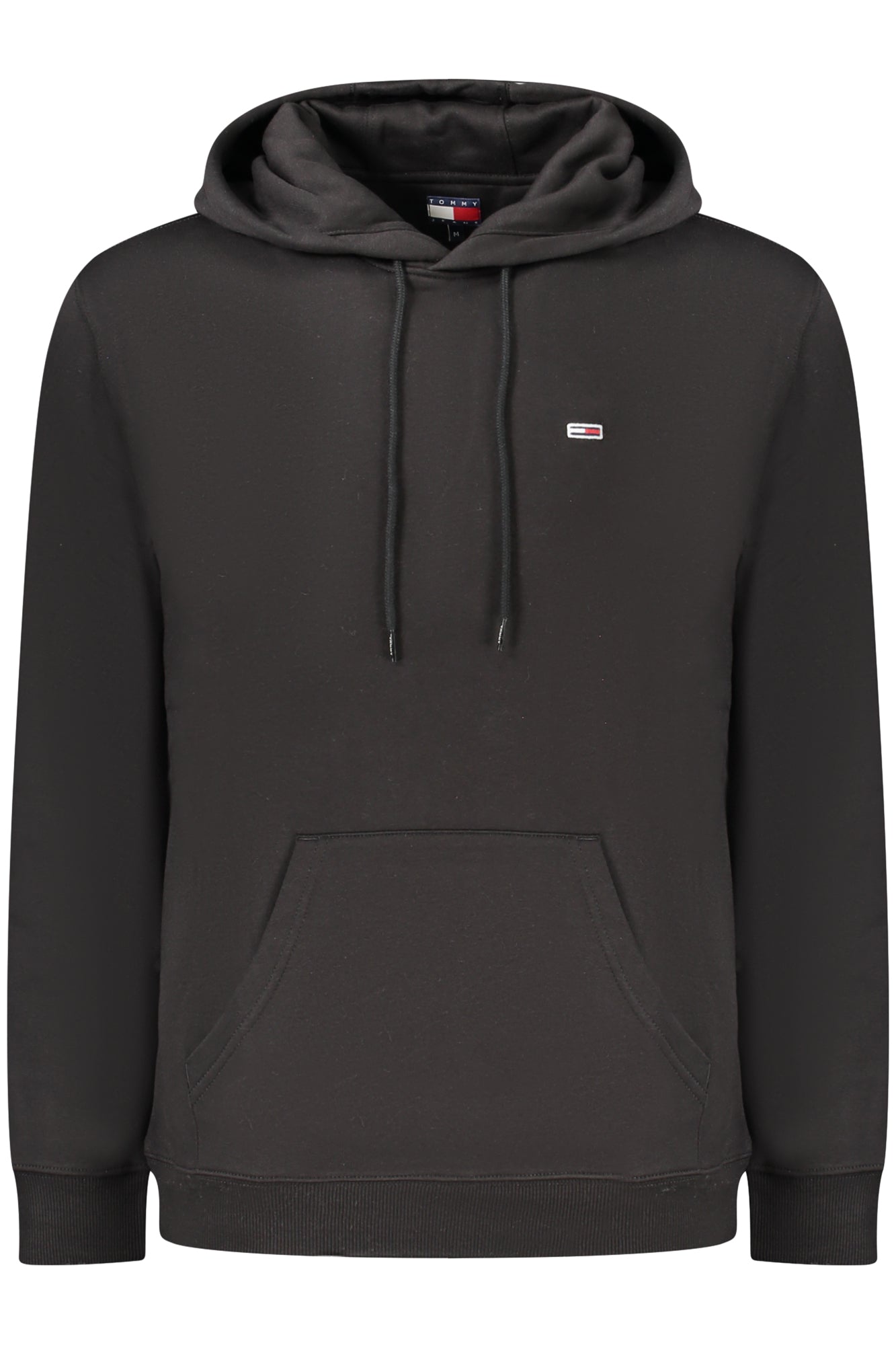 TOMMY HILFIGER MEN'S BLACK ZIP-UP SWEATSHIRT