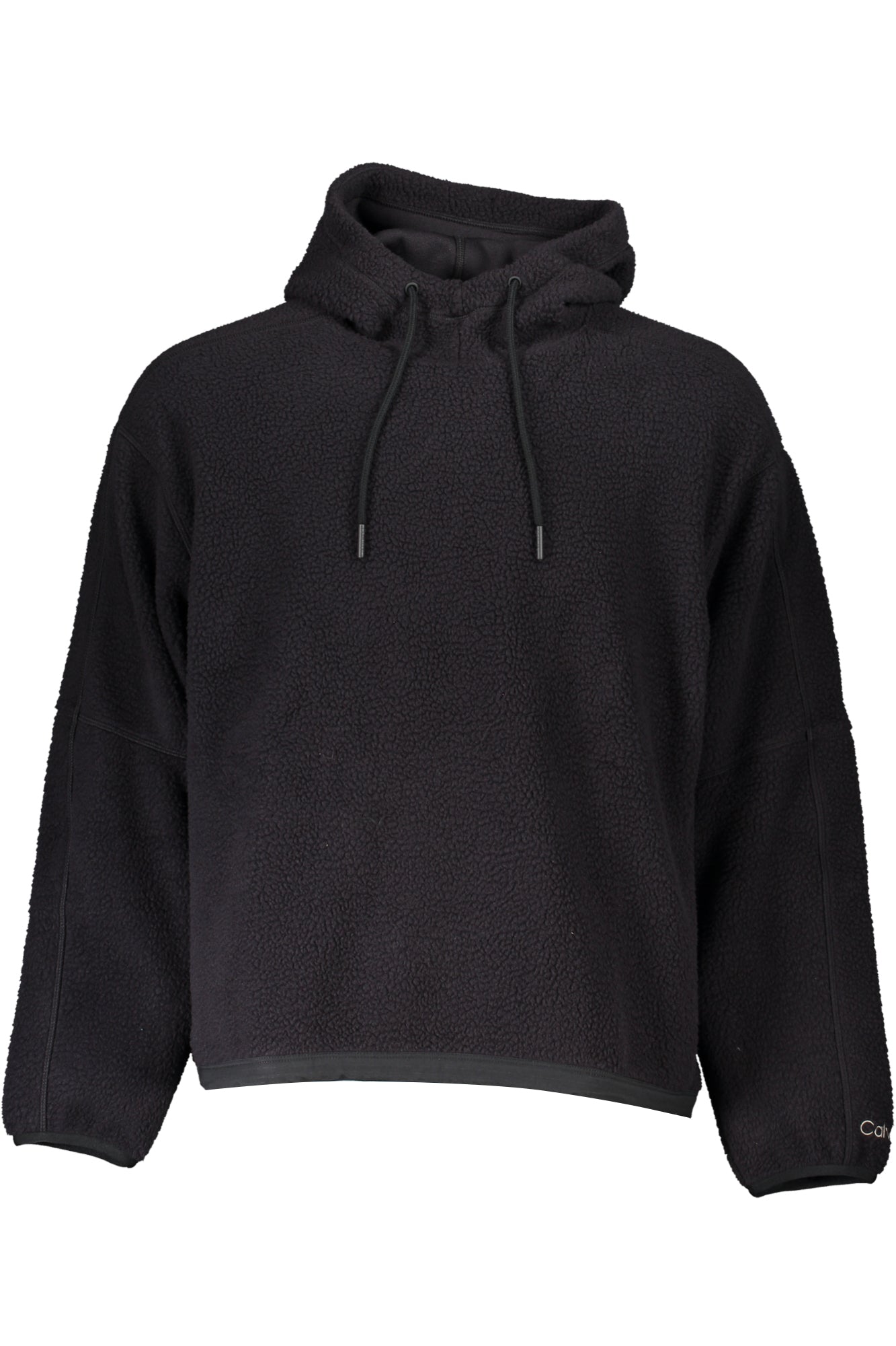 CALVIN KLEIN MEN'S BLACK ZIPLESS SWEATSHIRT
