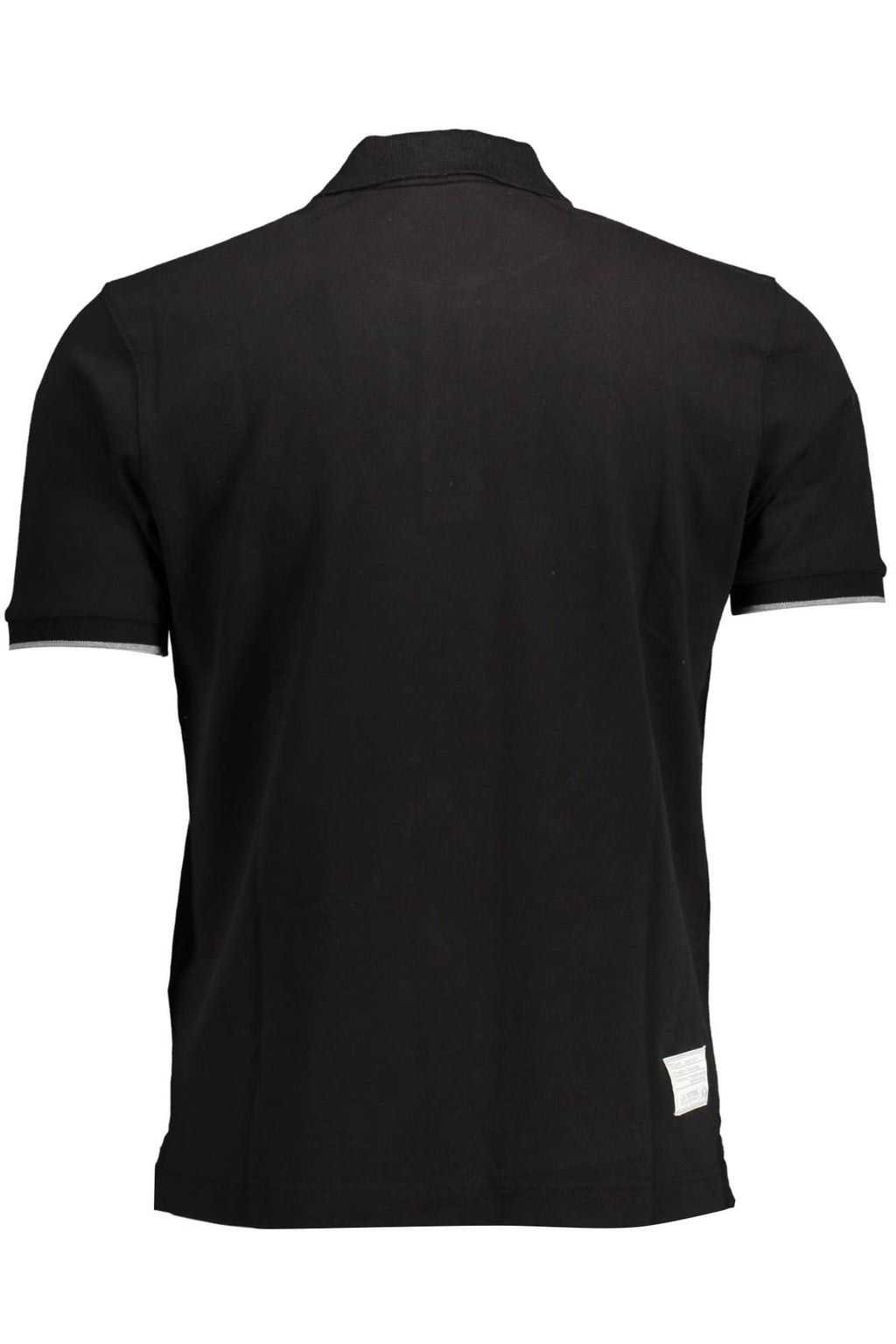 LA MARTINA MEN'S BLACK SHORT SLEEVED POLO SHIRT