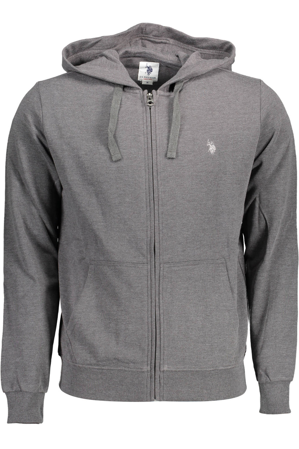 US POLO SWEATSHIRT WITH ZIP GRAY MAN