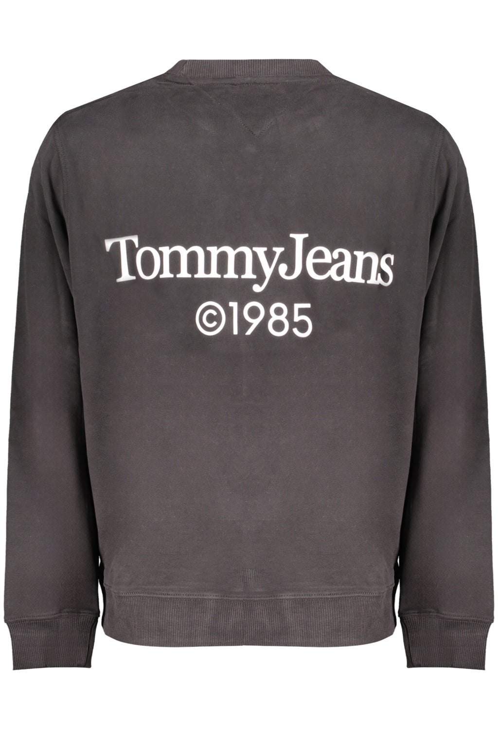 TOMMY HILFIGER MEN'S BLACK ZIPLESS SWEATSHIRT