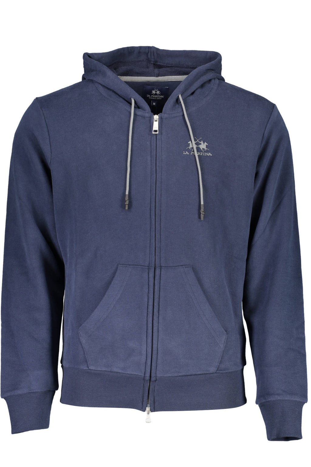 LA MARTINA MEN'S BLUE ZIP SWEATSHIRT