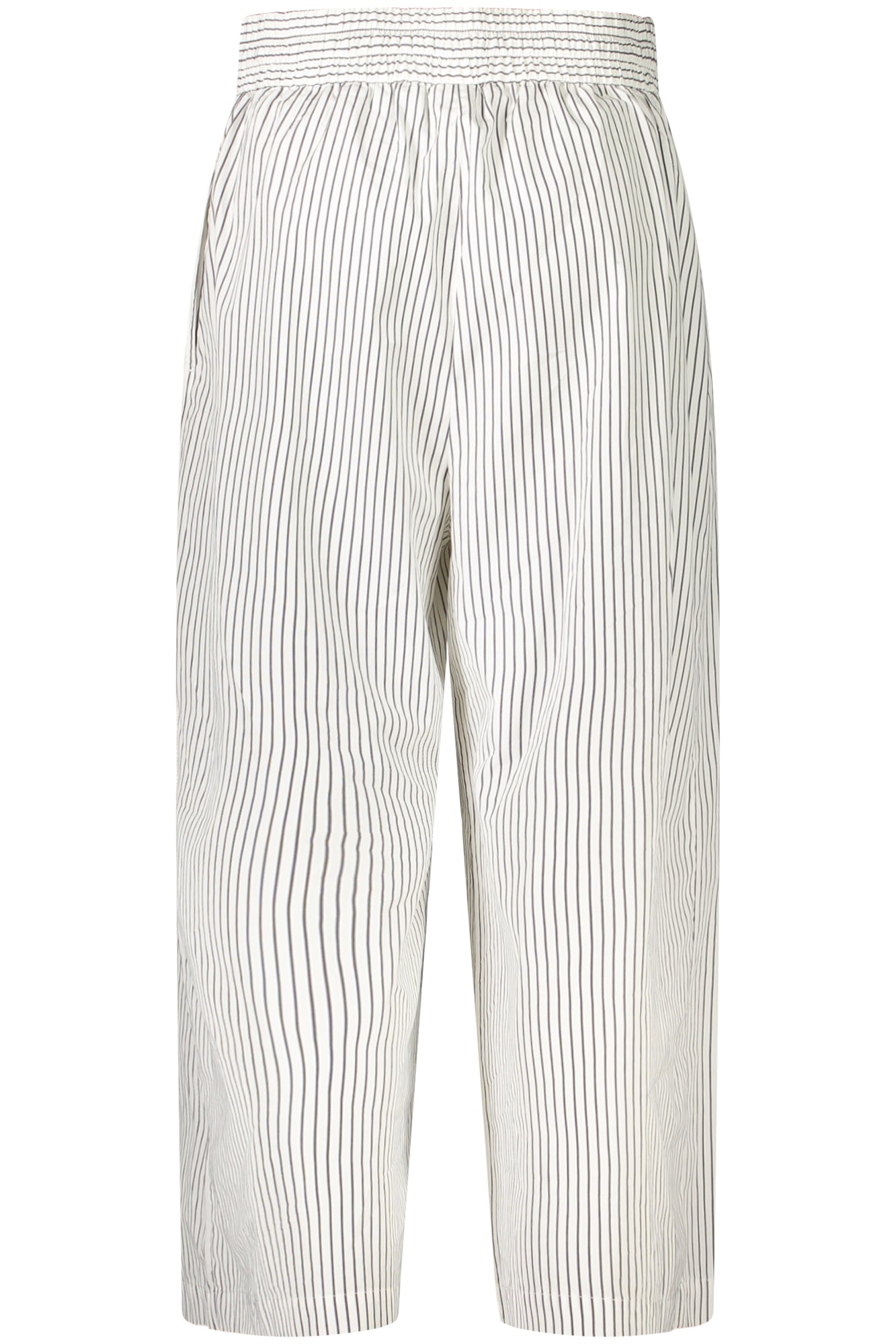 MAXMARA WOMEN'S WHITE TROUSERS