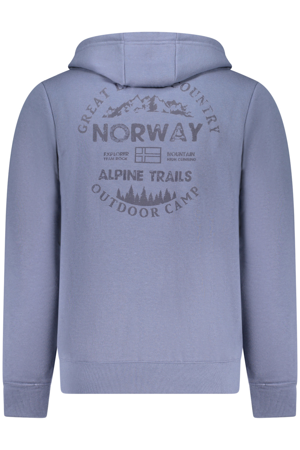 NORWAY 1963 MEN'S BLUE ZIP-UP SWEATSHIRT