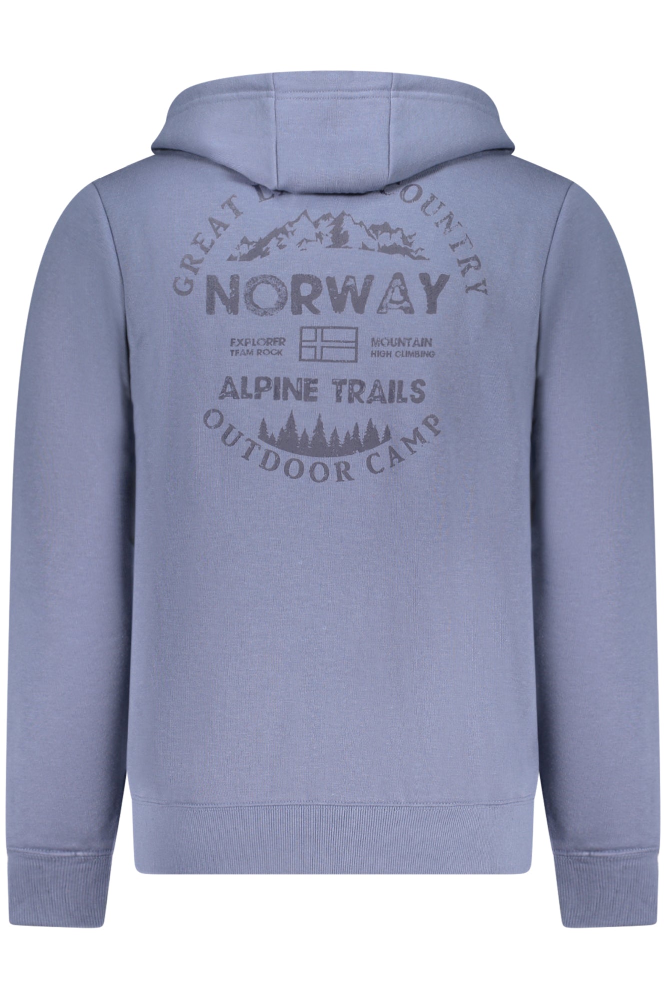 NORWAY 1963 MEN'S BLUE ZIP-UP SWEATSHIRT
