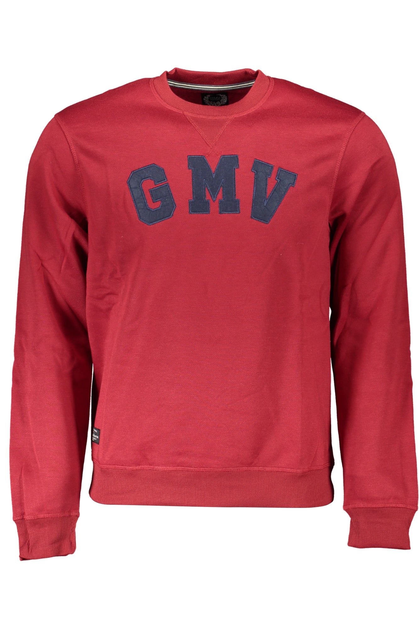 GIAN MARCO VENTURI MEN'S RED ZIP-OUT SWEATSHIRT