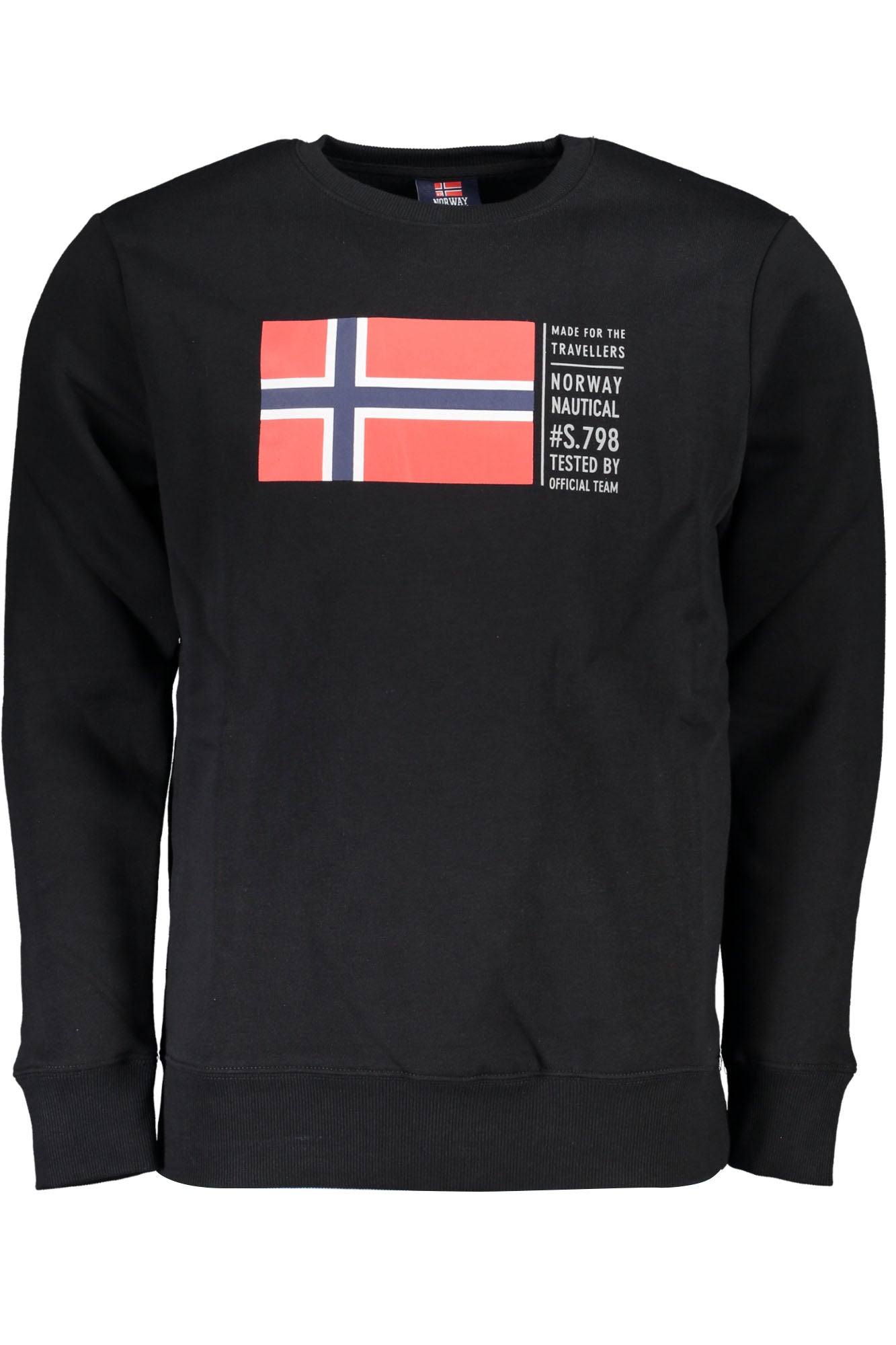 NORWAY 1963 BLACK MEN'S ZIPLESS SWEATSHIRT