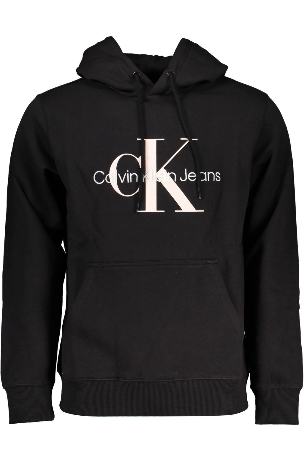 CALVIN KLEIN MEN'S BLACK ZIPLESS SWEATSHIRT